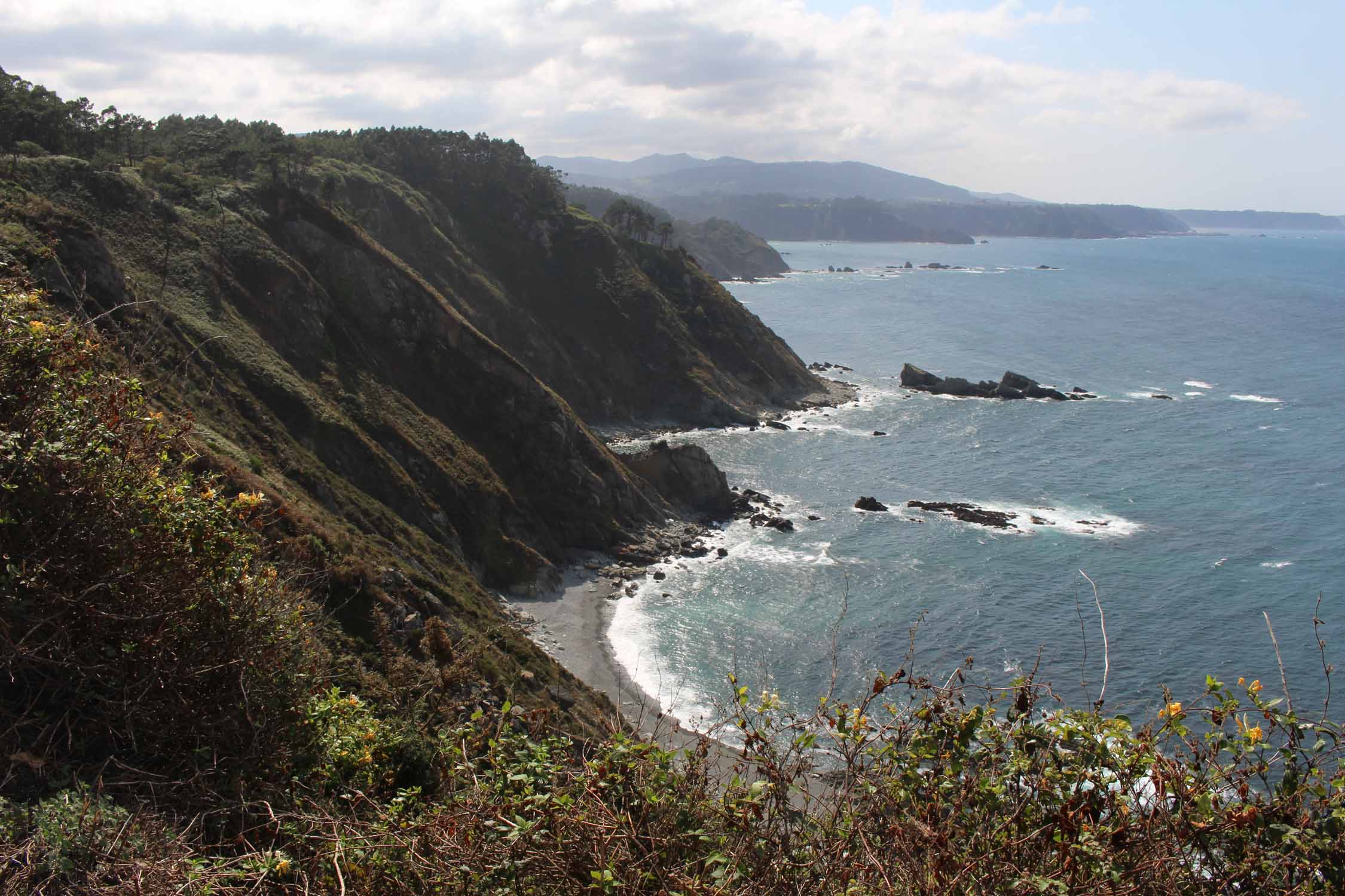 Asturies, San Estebán de Pravia, paysage