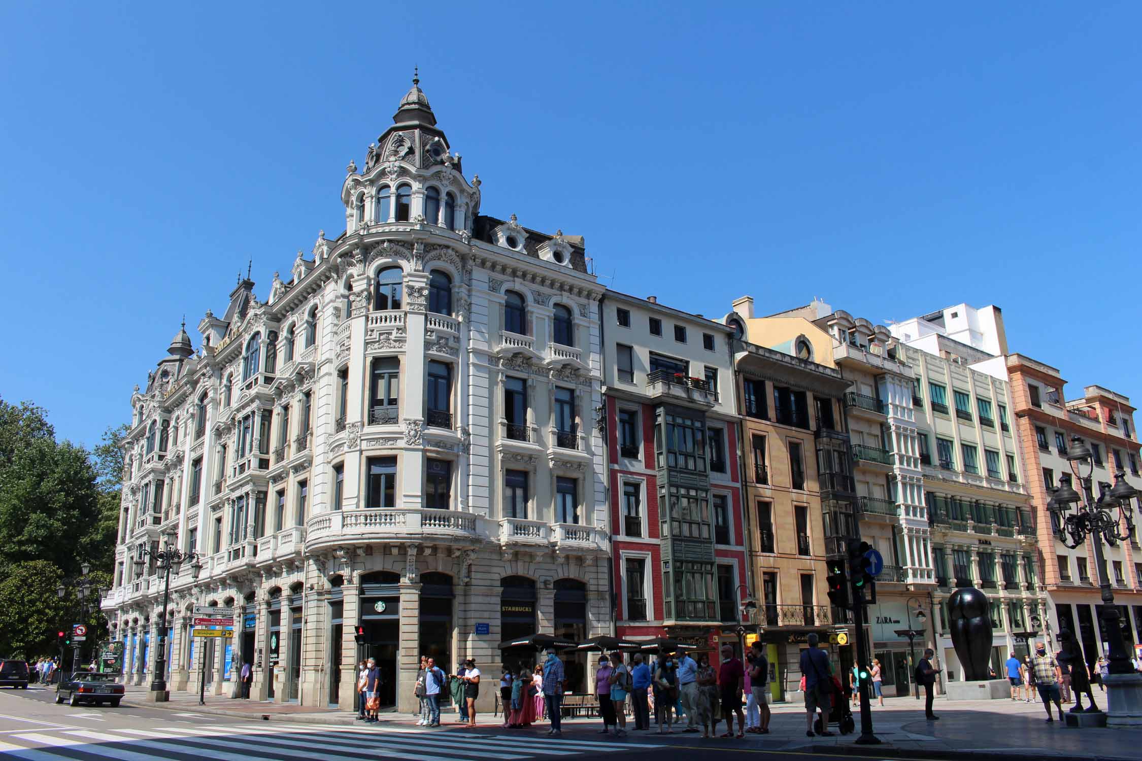 Oviedo, bâtiment plaza de la Escandelera