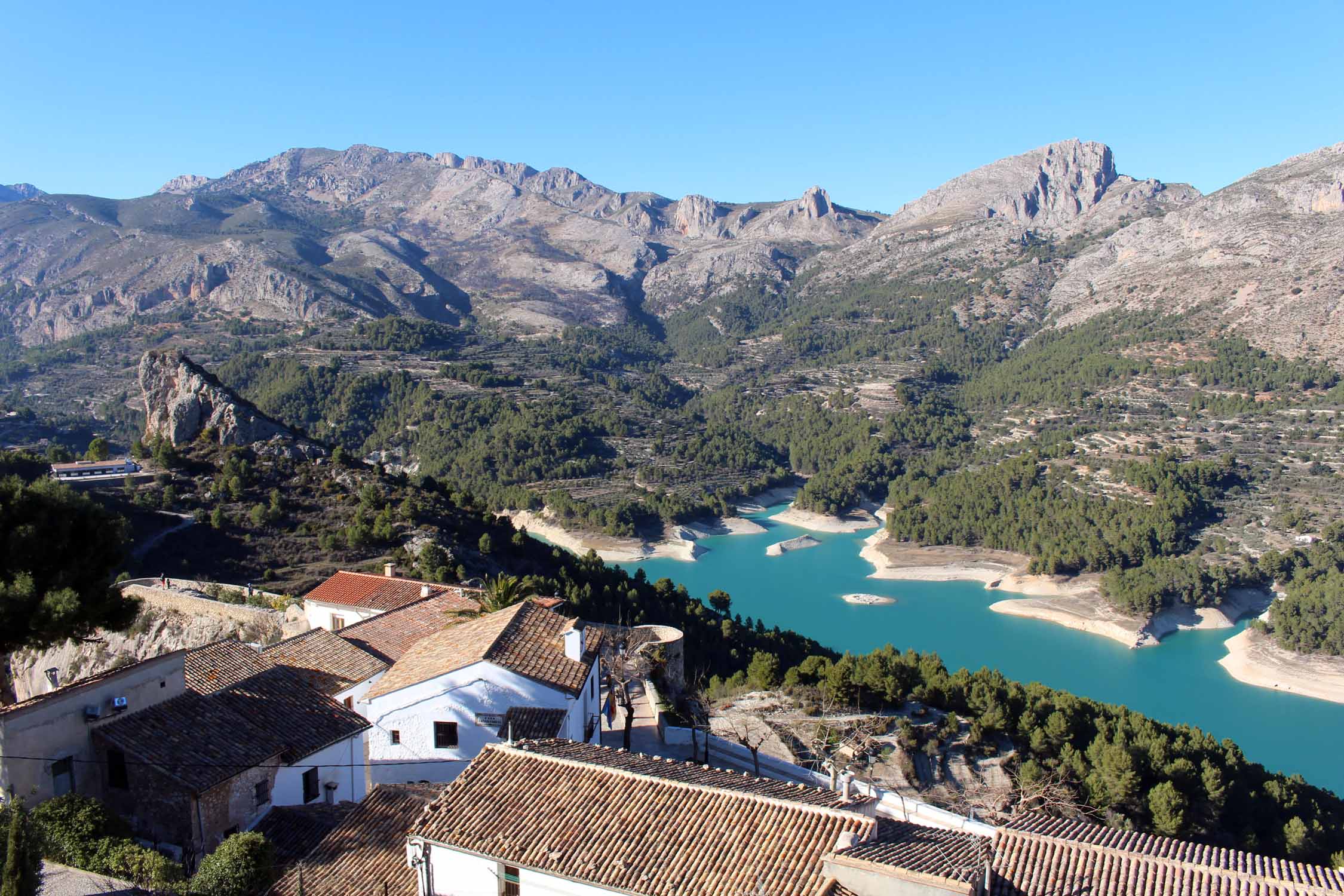 Castell de Guadalest, barrage