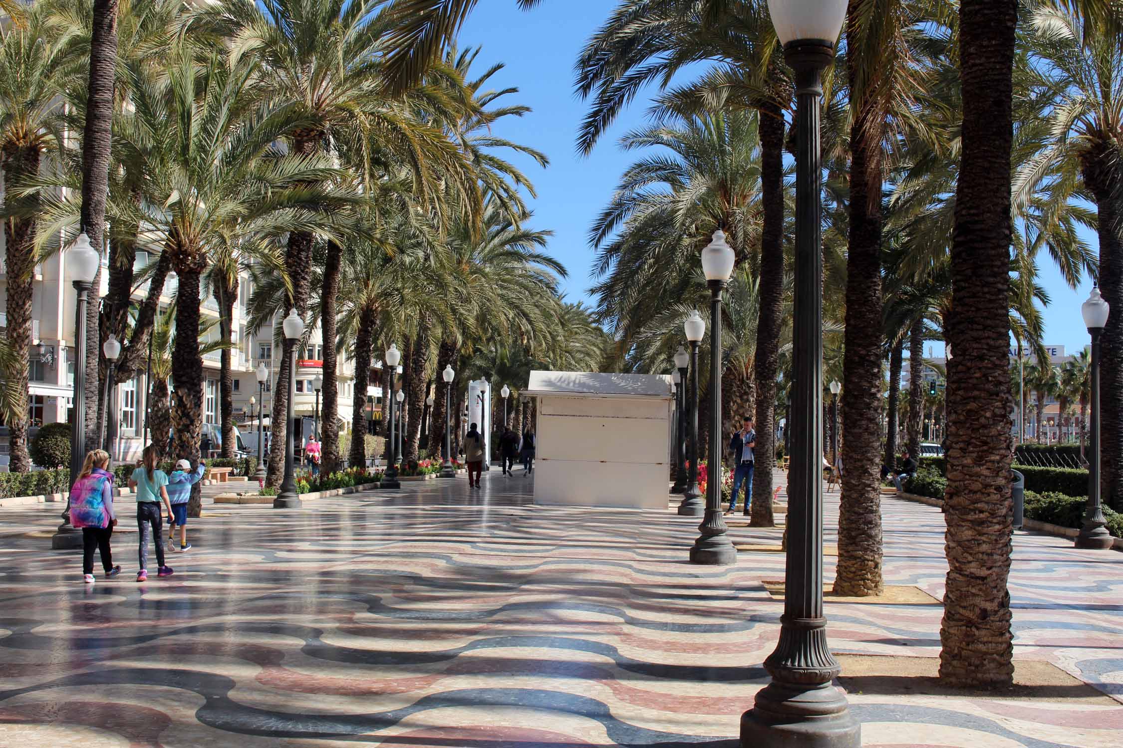 Alicante, esplanade d'Espagne