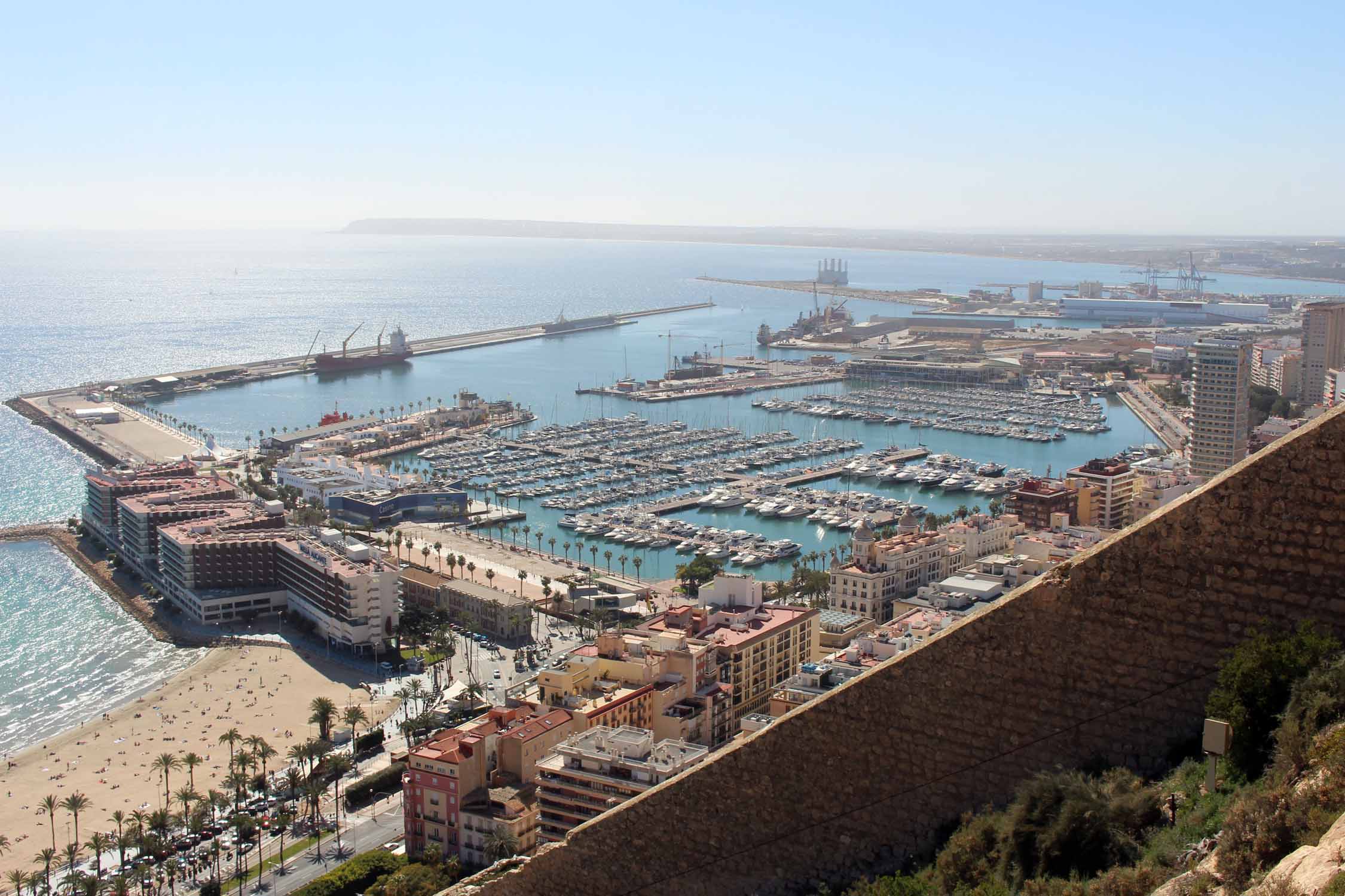 Alicante, panorama, port