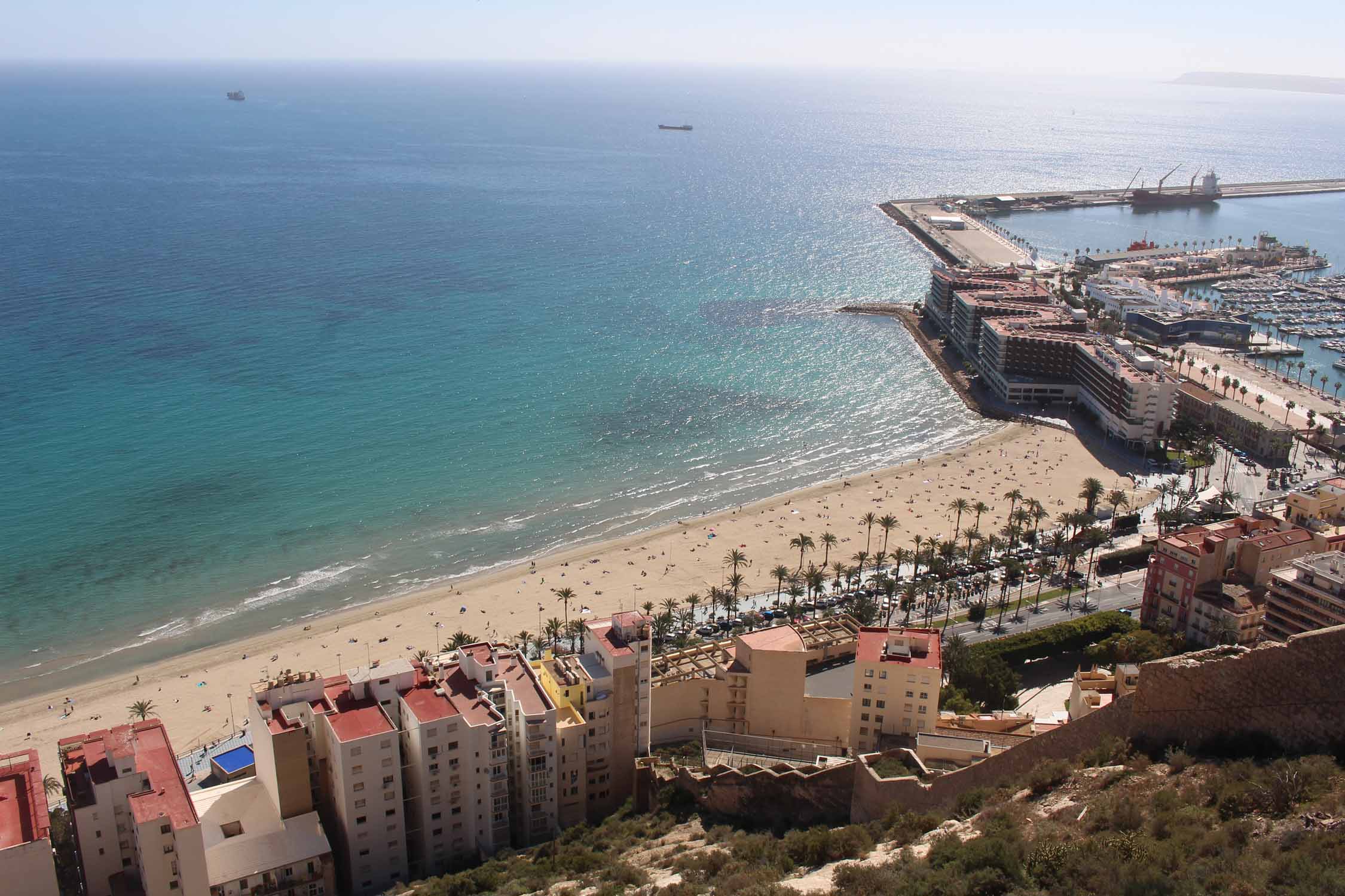 Alicante, panorama, plage