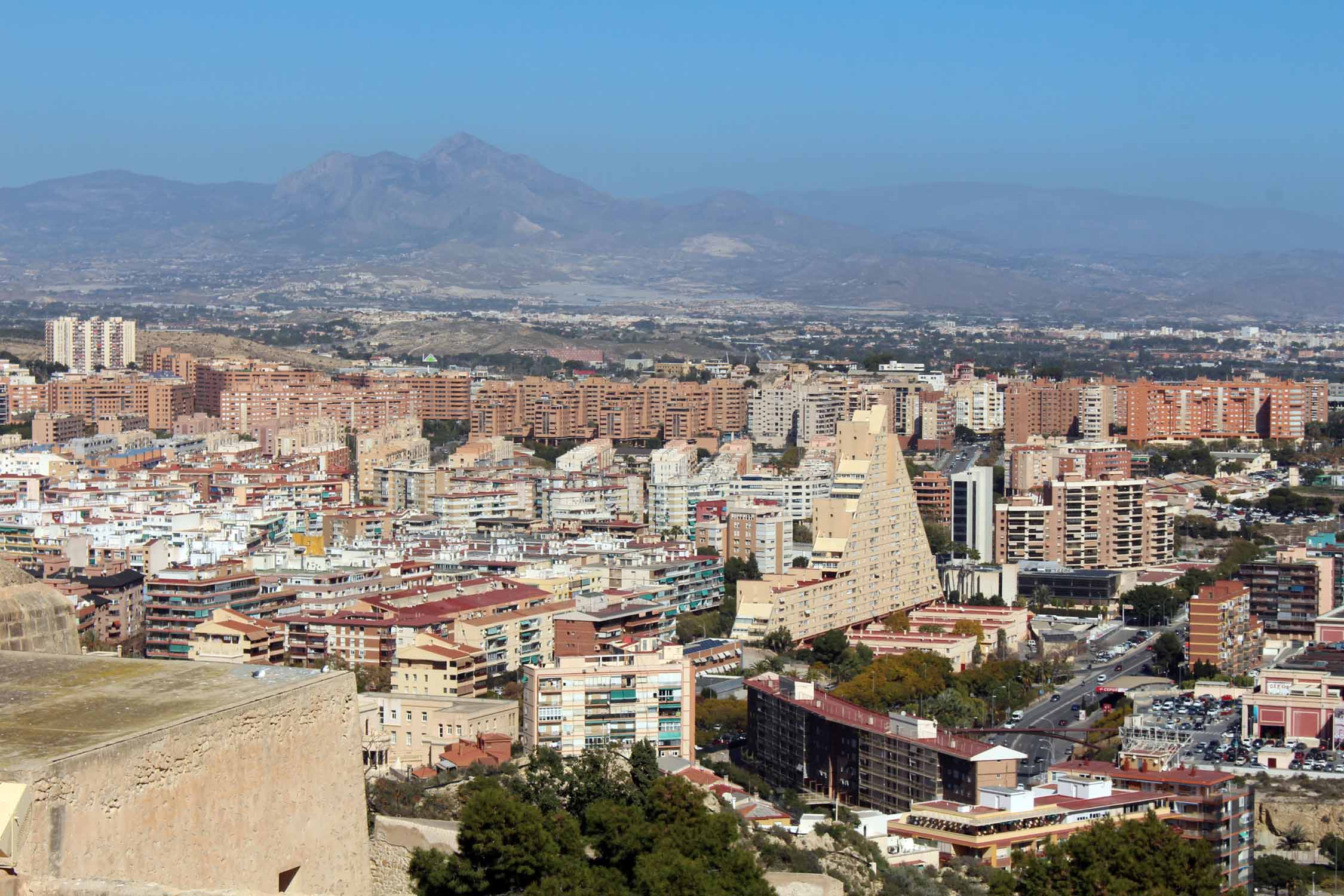 Alicante, panorama, nord