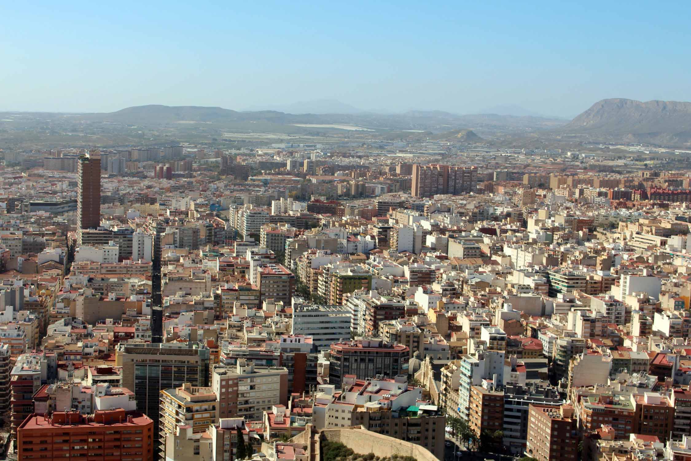 Alicante, panorama, centre ville