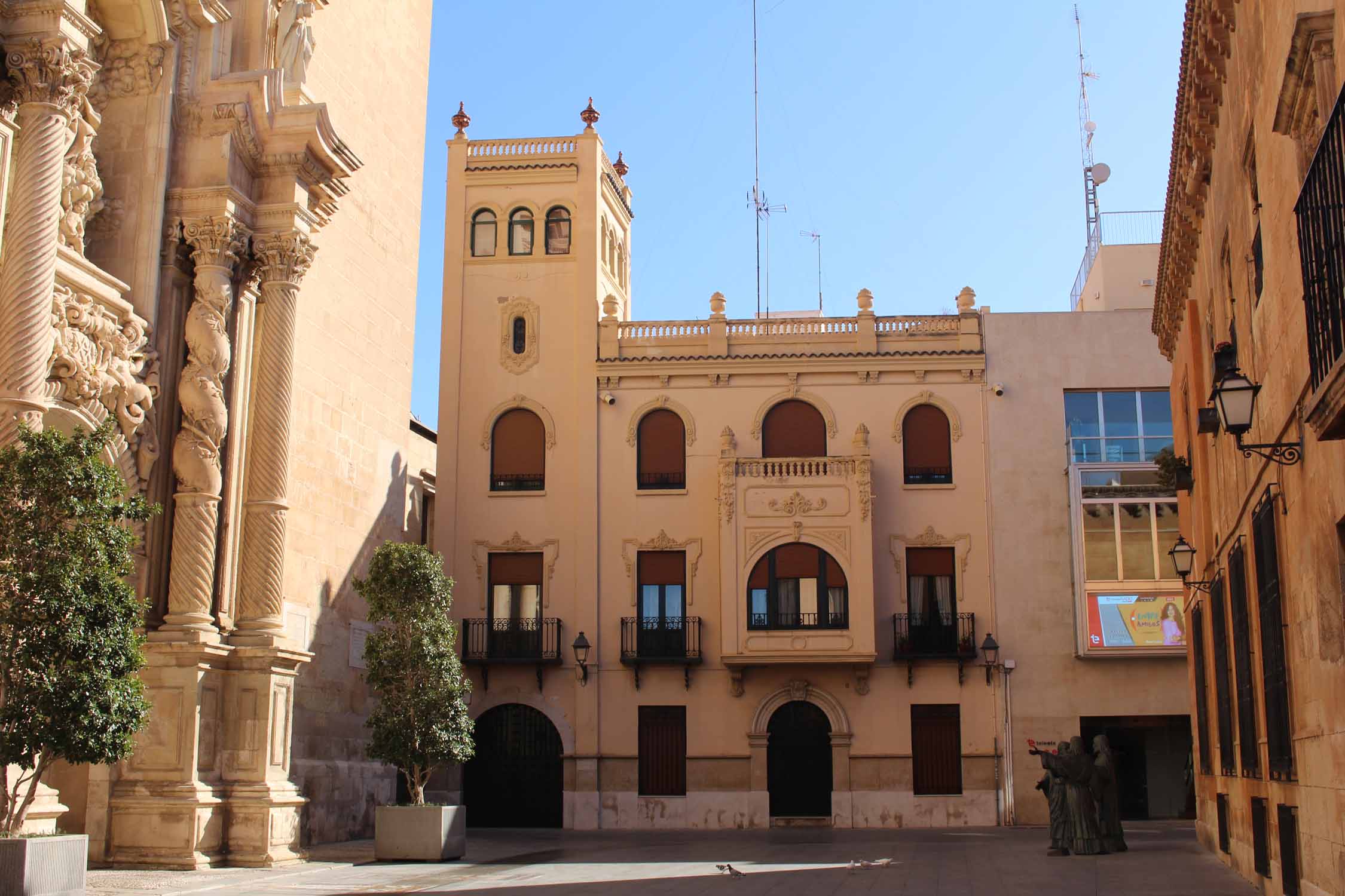 Elche, centre ville, bâtiment