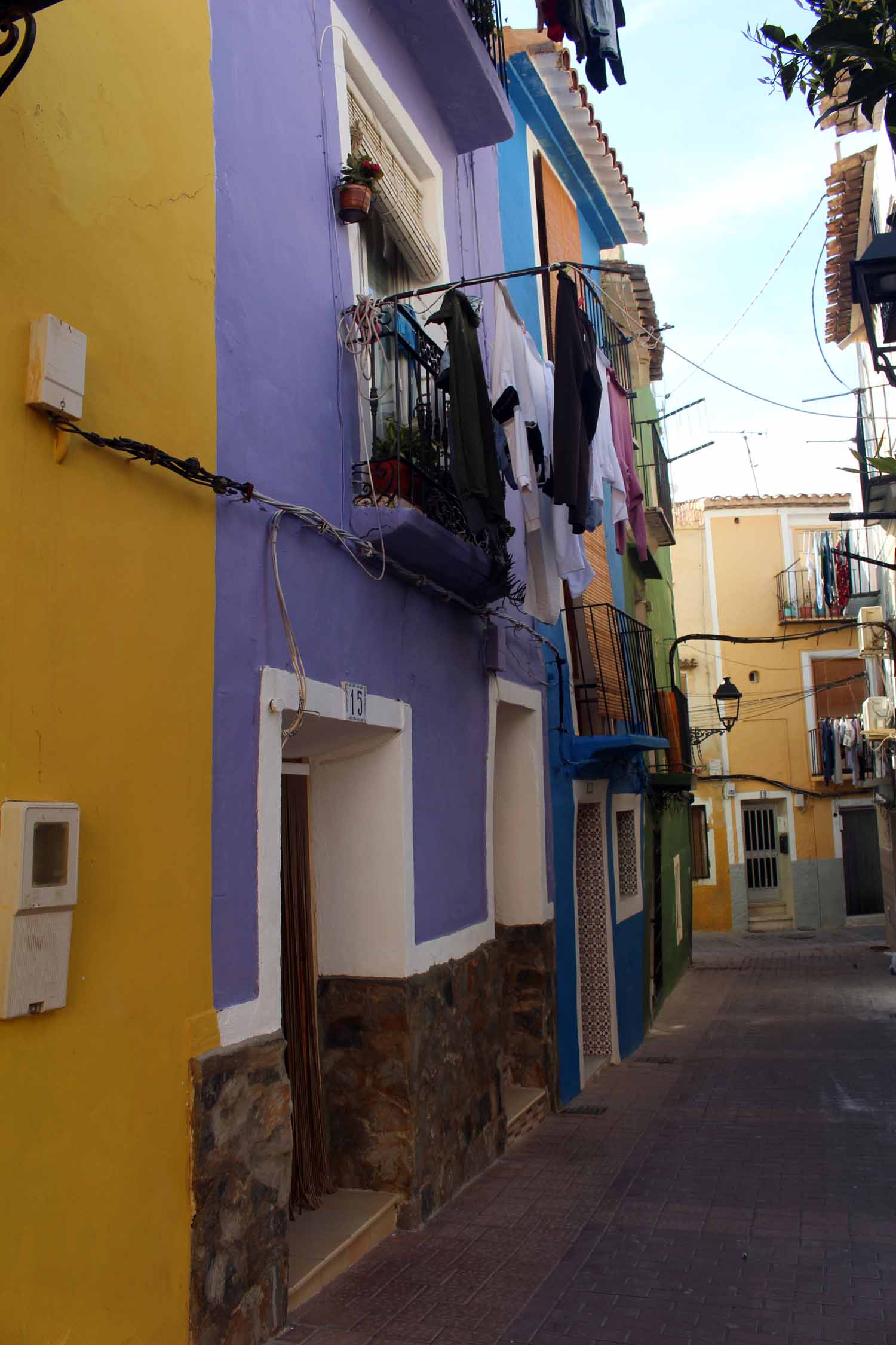 La Vila Joiosa, ruelle colorée