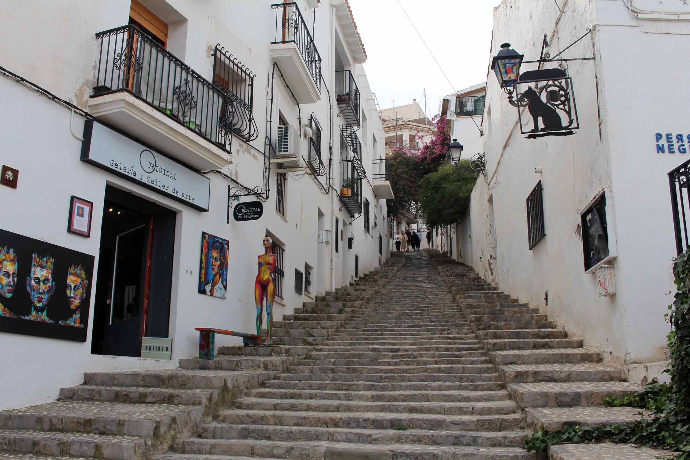 Altea, escalier