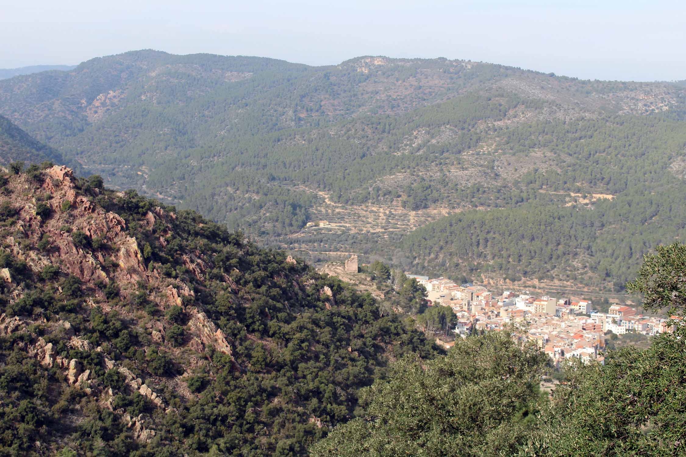 Parc de la Sierra d'Espadan, paysage