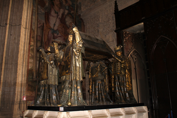Séville, cathédrale, Christophe Colomb