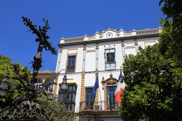 Séville, plaza Santa Cruz