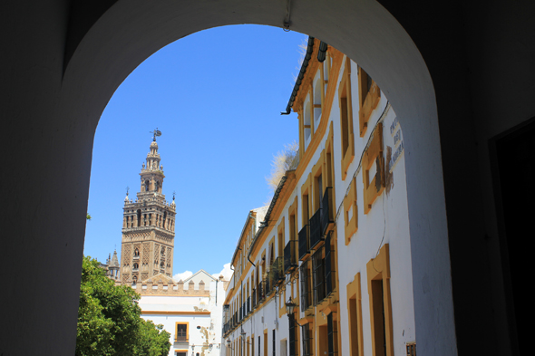 Séville, porche, Giralda