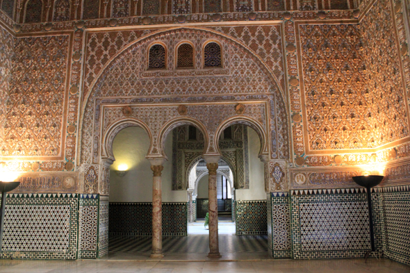 Séville, Alcazar, arcades