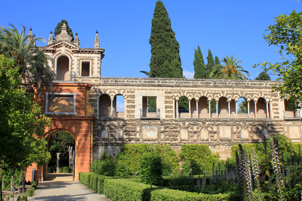 Séville, Alcazar, jardin