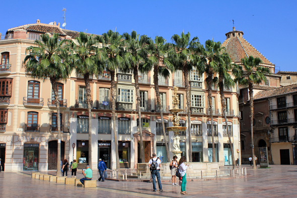 Malaga, place de la Constitution
