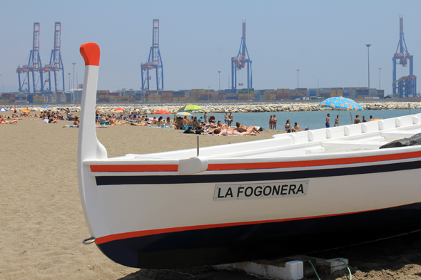 Malaga, plage