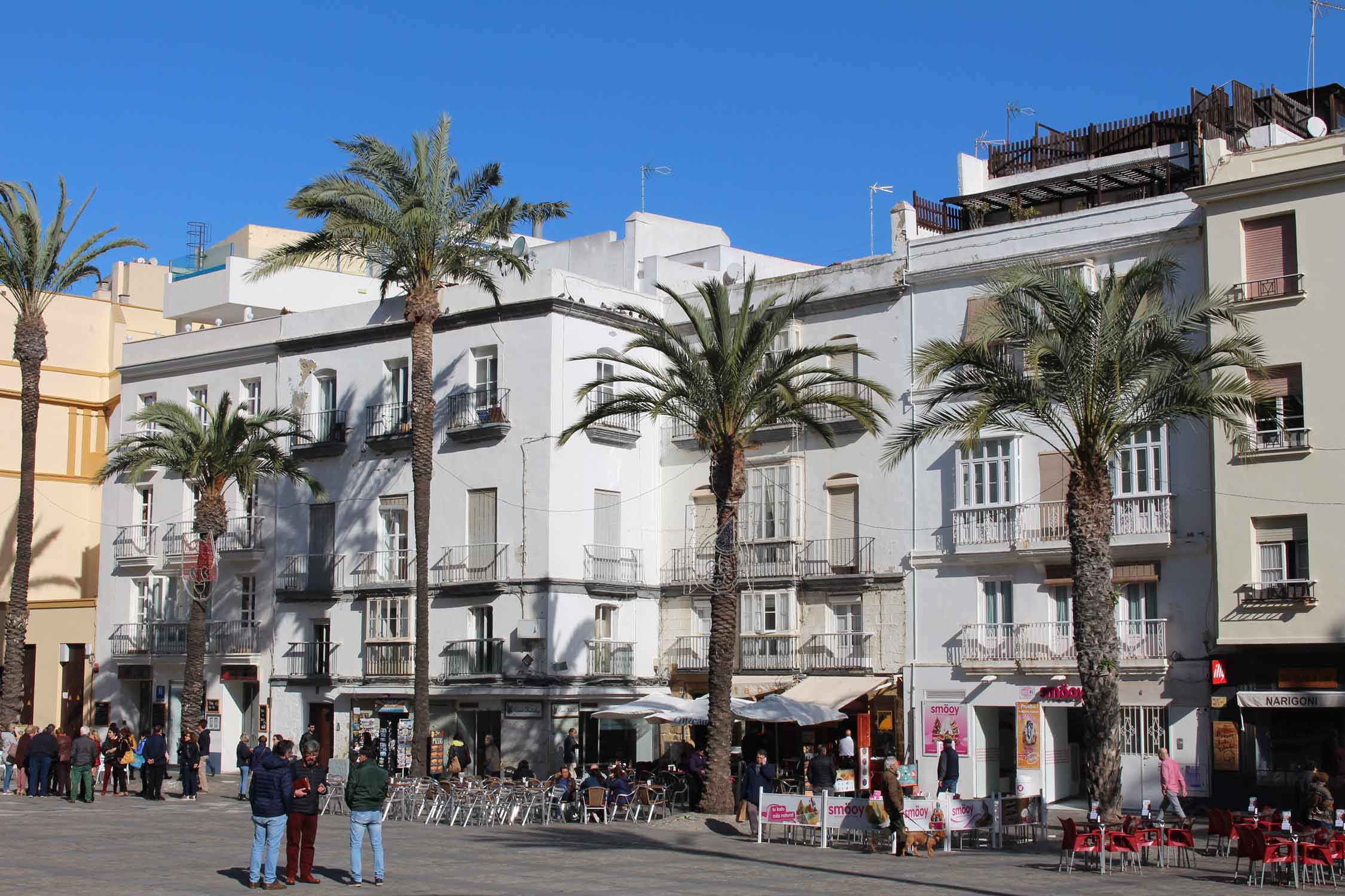 Cadix, place de cathédrale