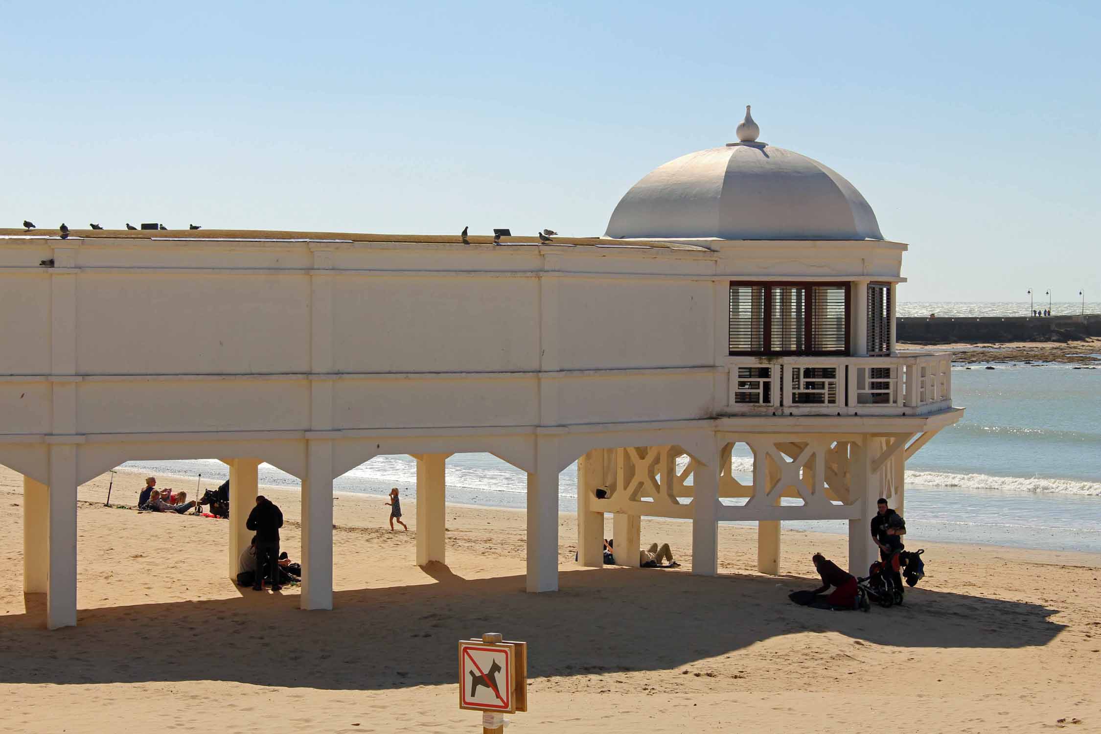 Cadix, Balneario de la Palma, centre archéologique