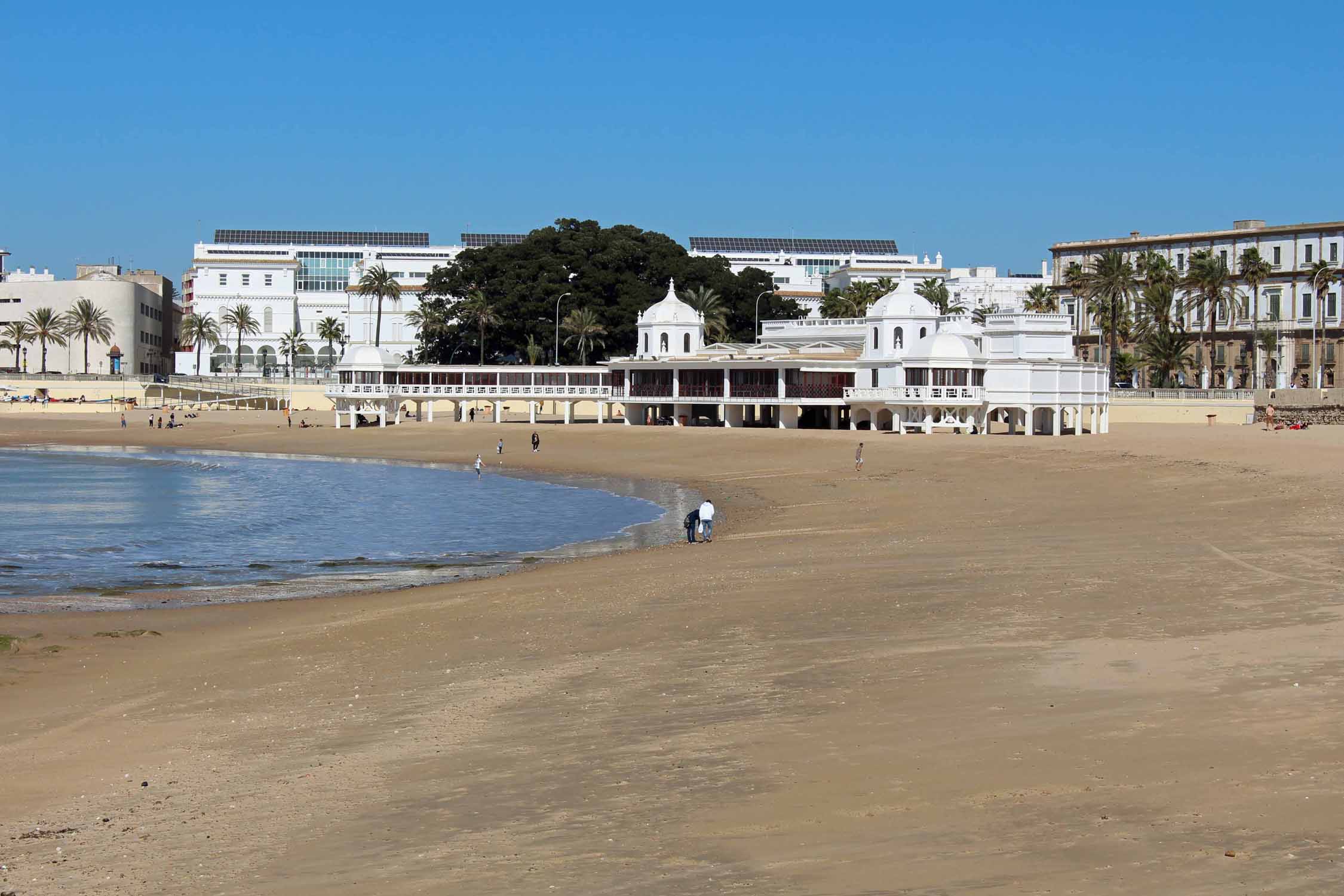 Cadix, plage de la Caleta