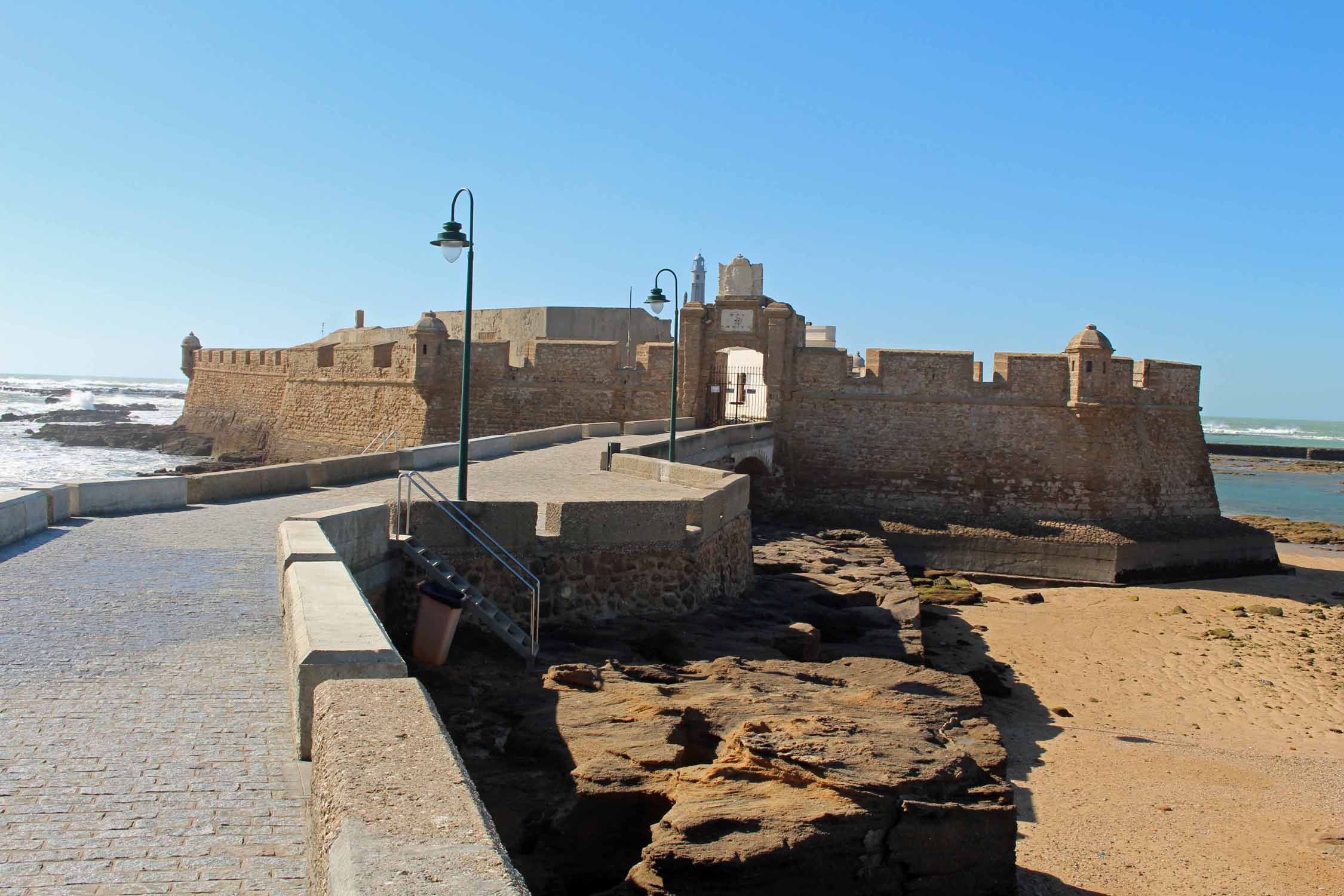 Cadix, château Saint Sébastien