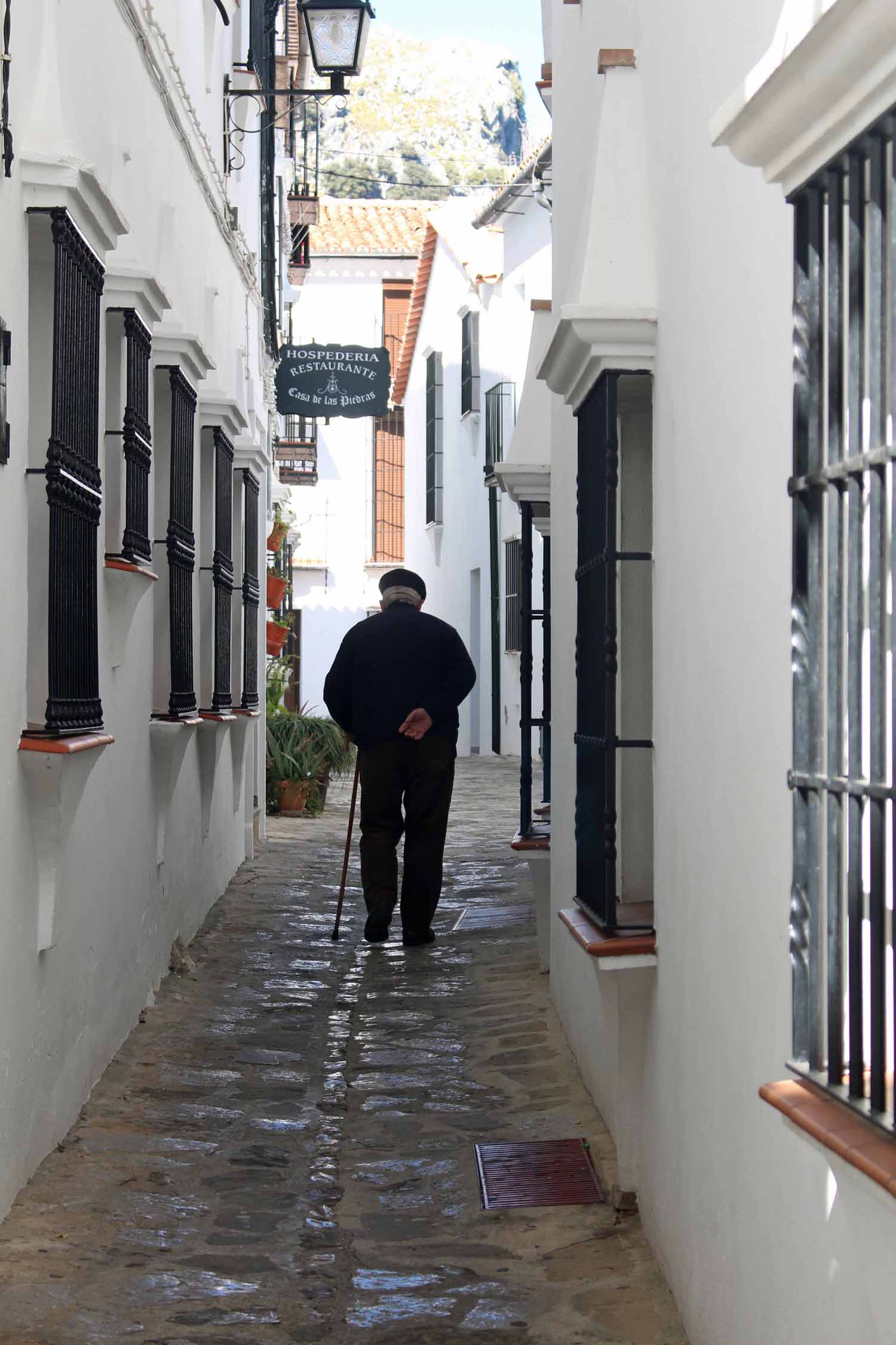 Grazalema, ruelle, maisons blanches