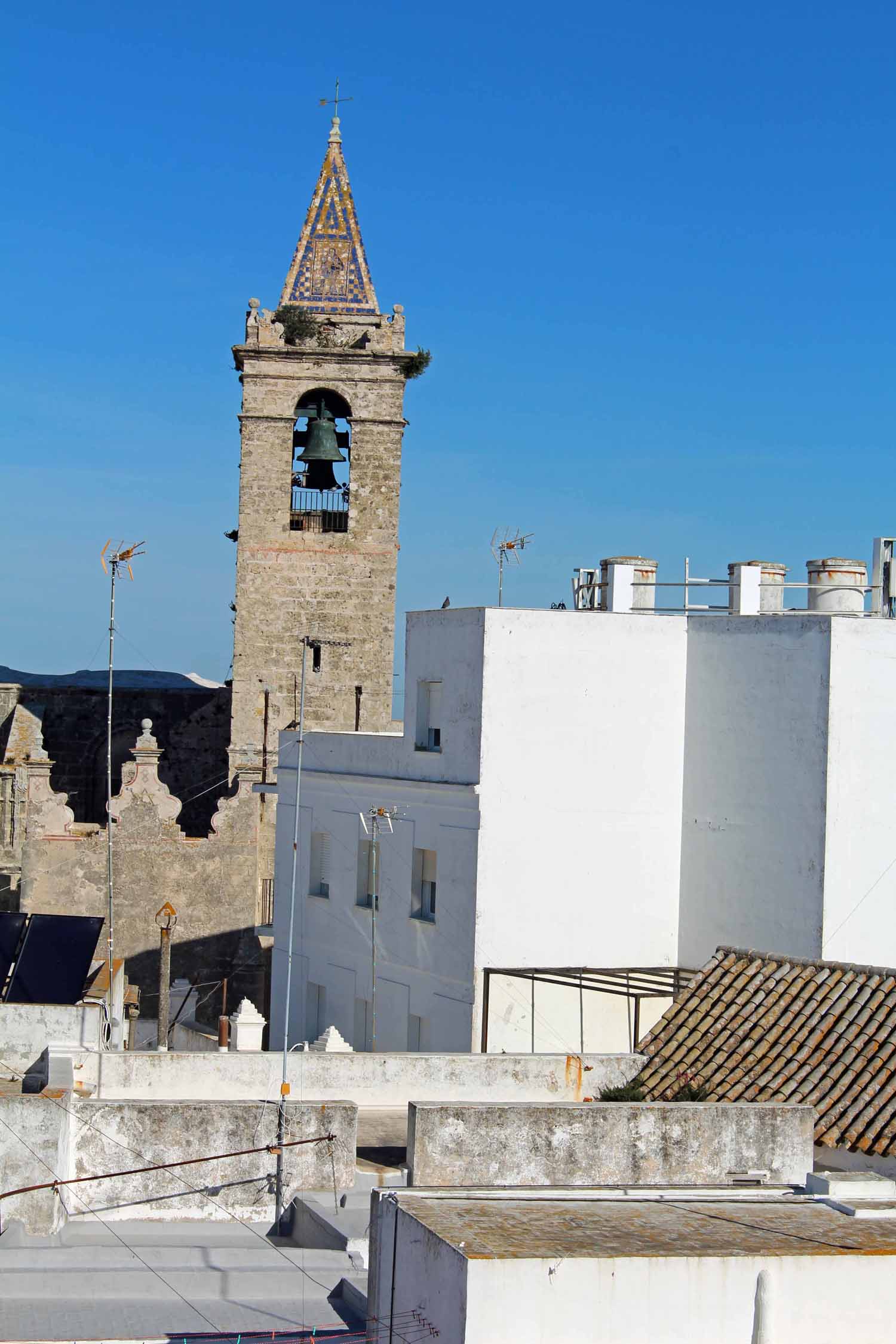 Vejer de la Frontera, église Divino Salvador, village blanc