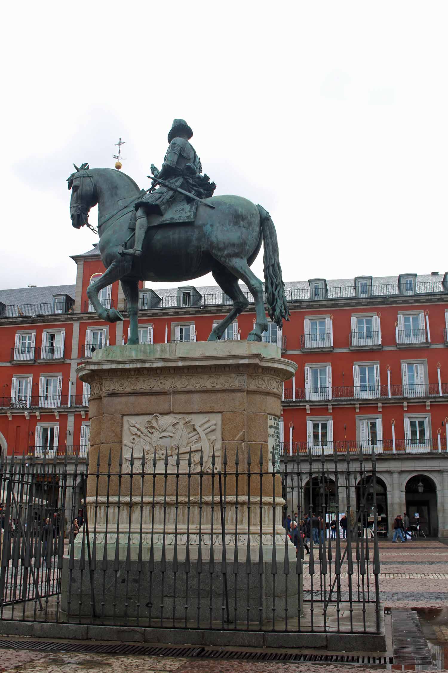 Madrid, statue de Felipe III