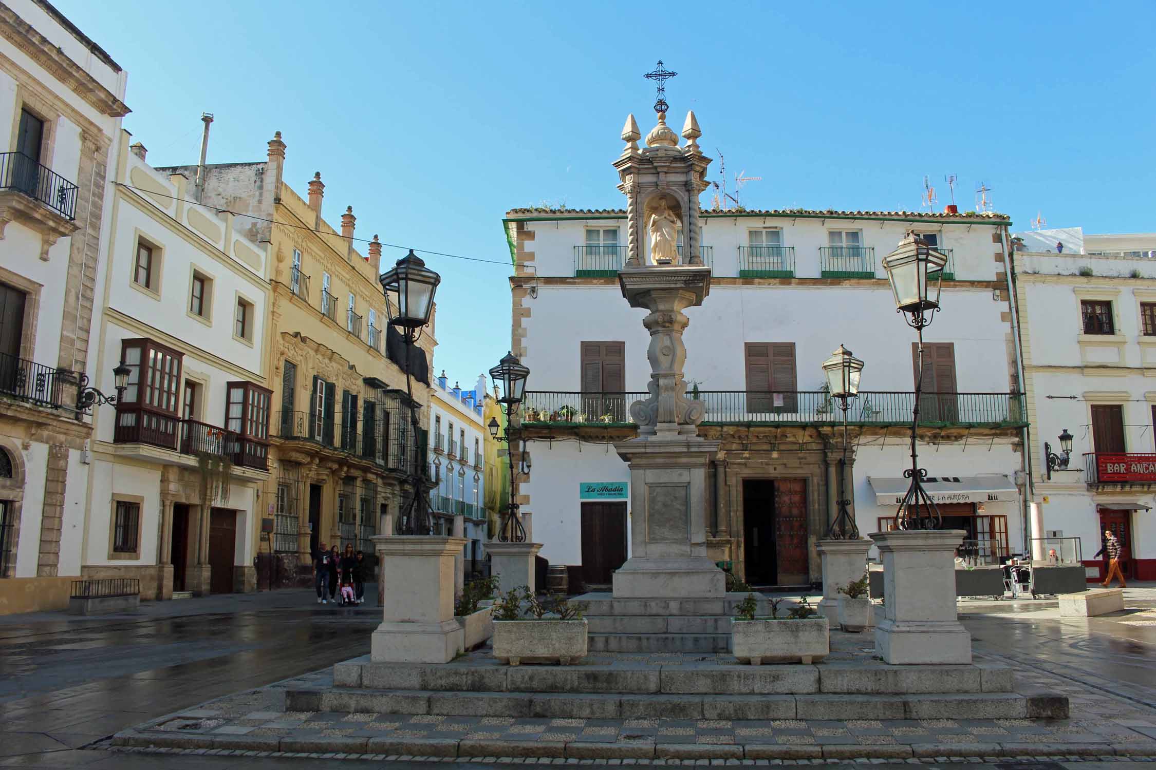 El Puerto de Santa Maria, place d'Espagne, Andalousie