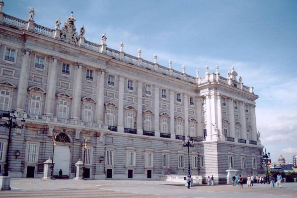 Madrid, Palacio Real, vue