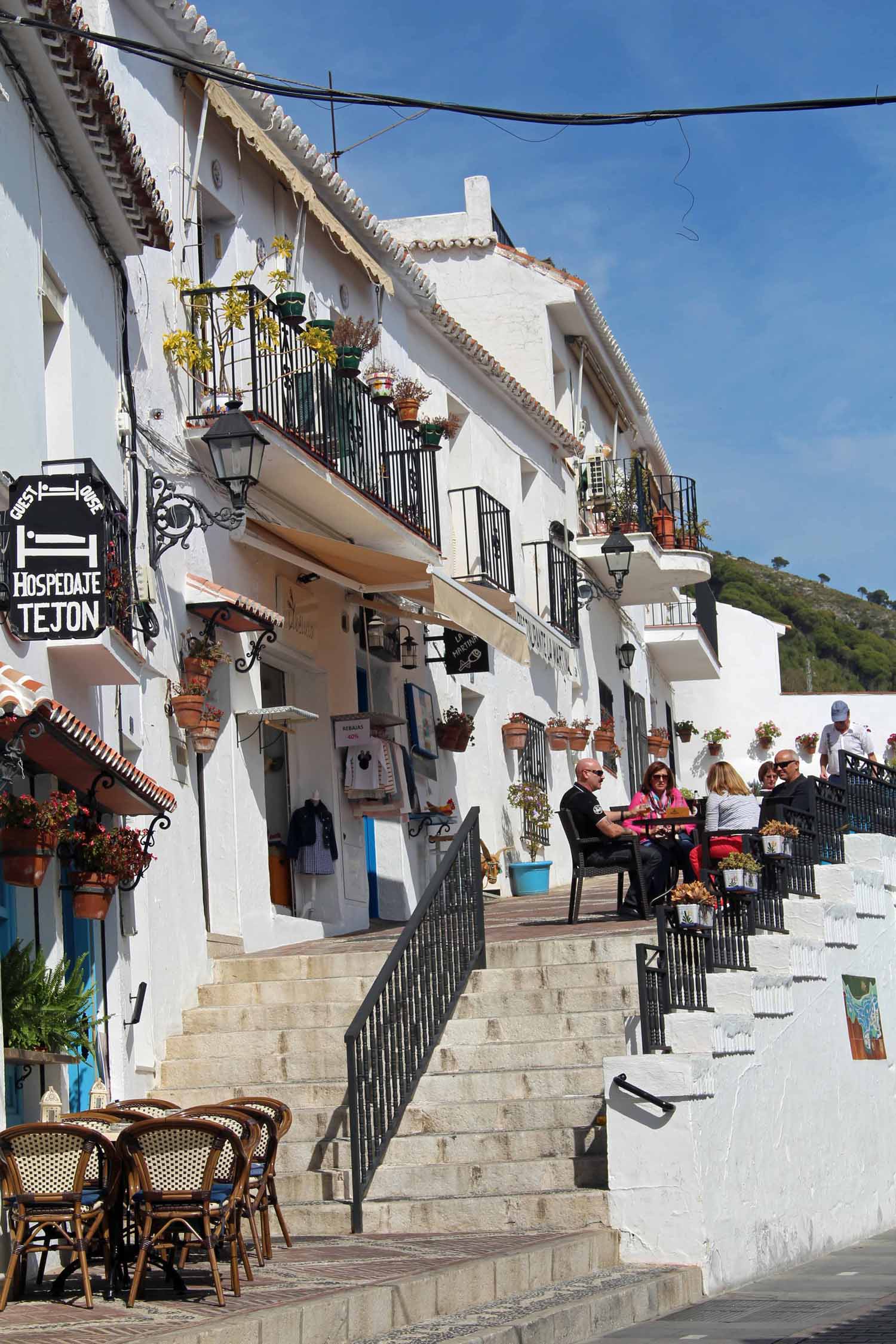 Mijas, village blanc, Andalousie