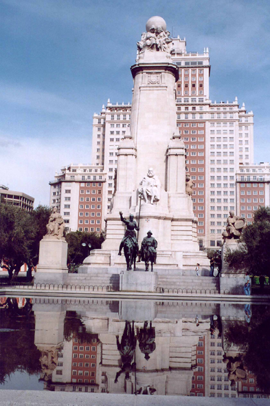 Espagne, Madrid, Plaza de España