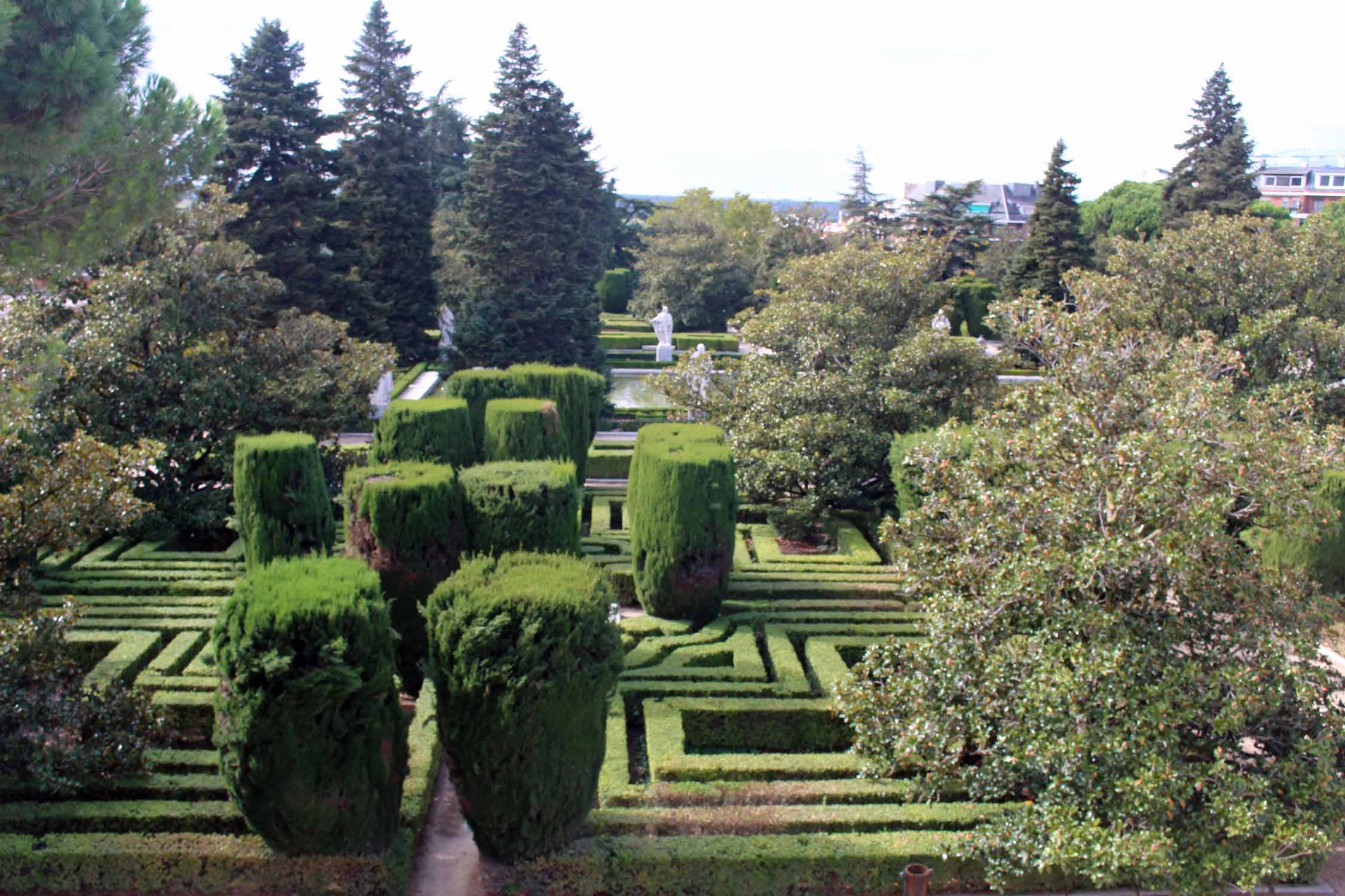 Madrid, jardins de Sabatini