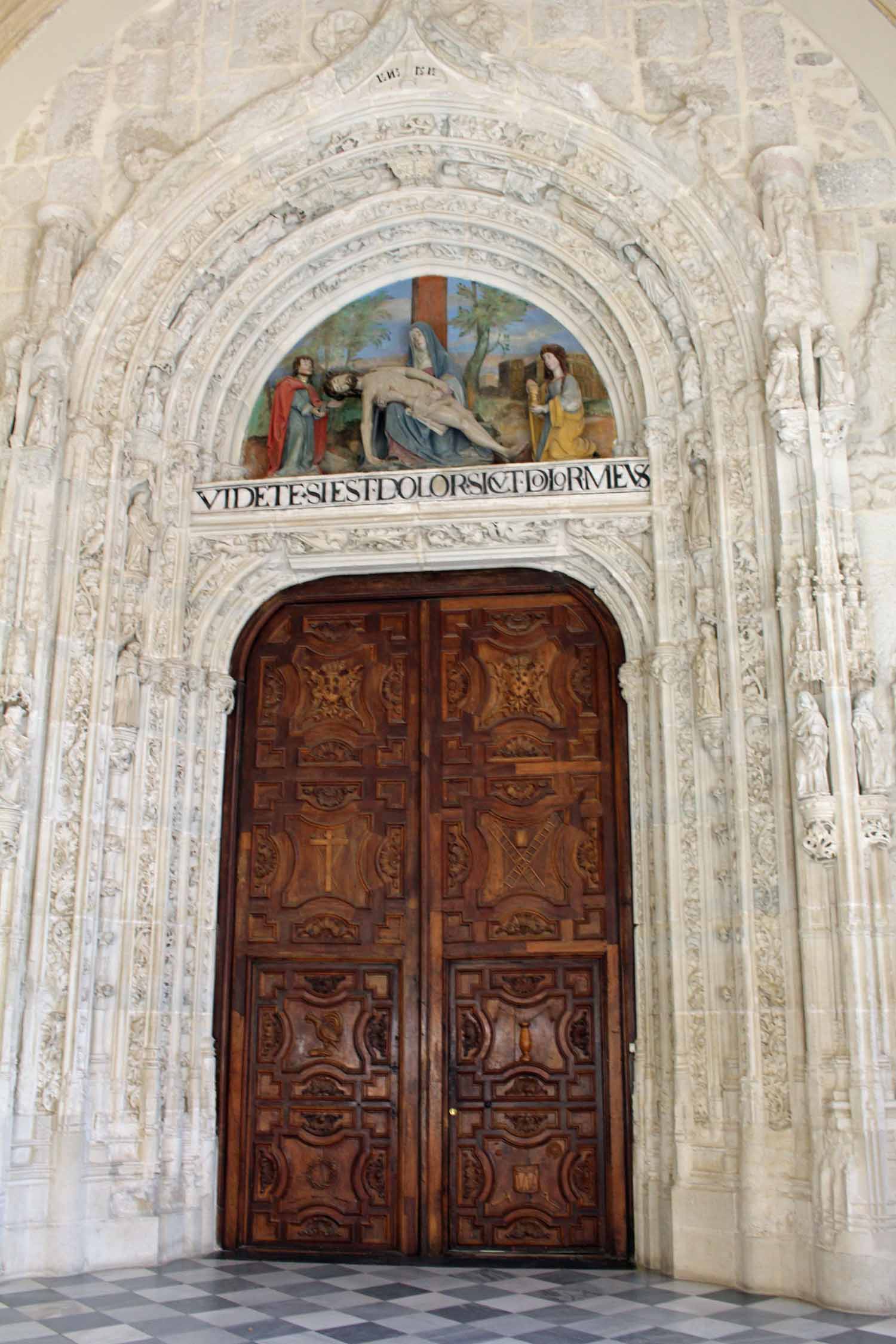 Guadarrama, monastère de El Paular, portail