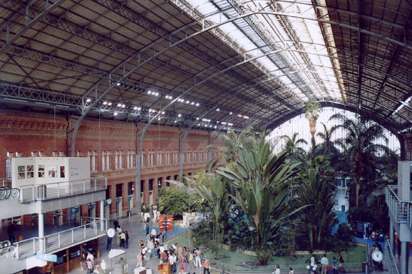 La très belle Gare d'Atocha