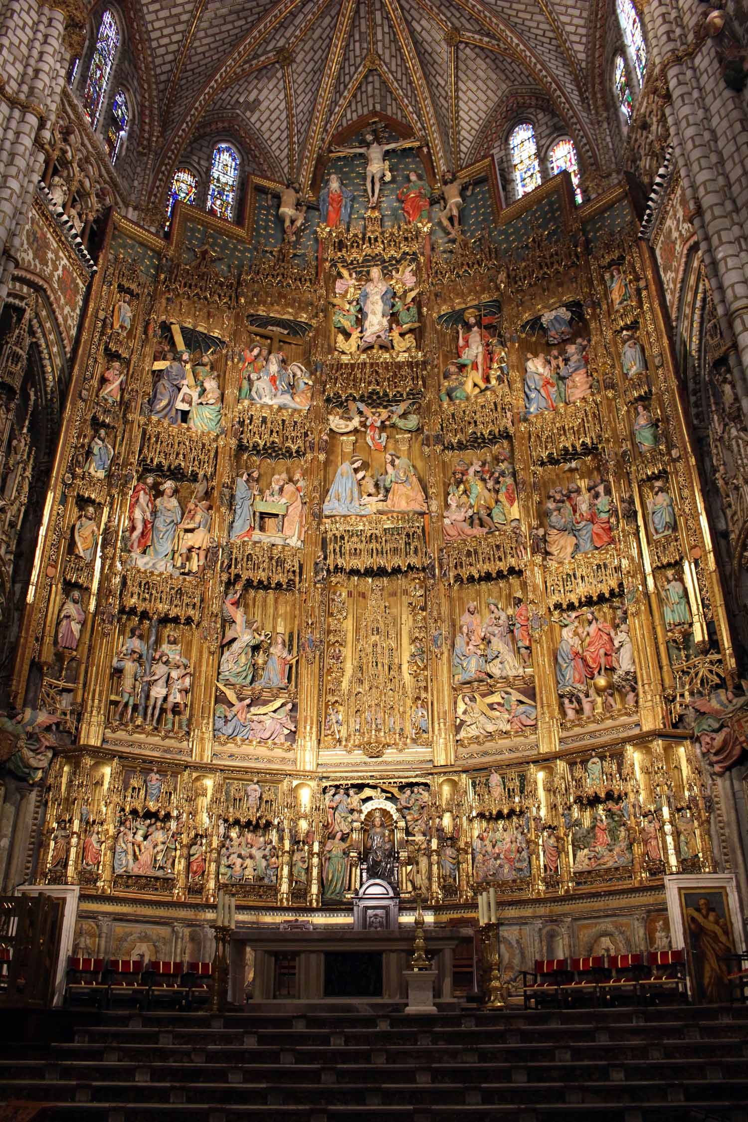 Tolède, cathédrale Sainte-Marie, autel