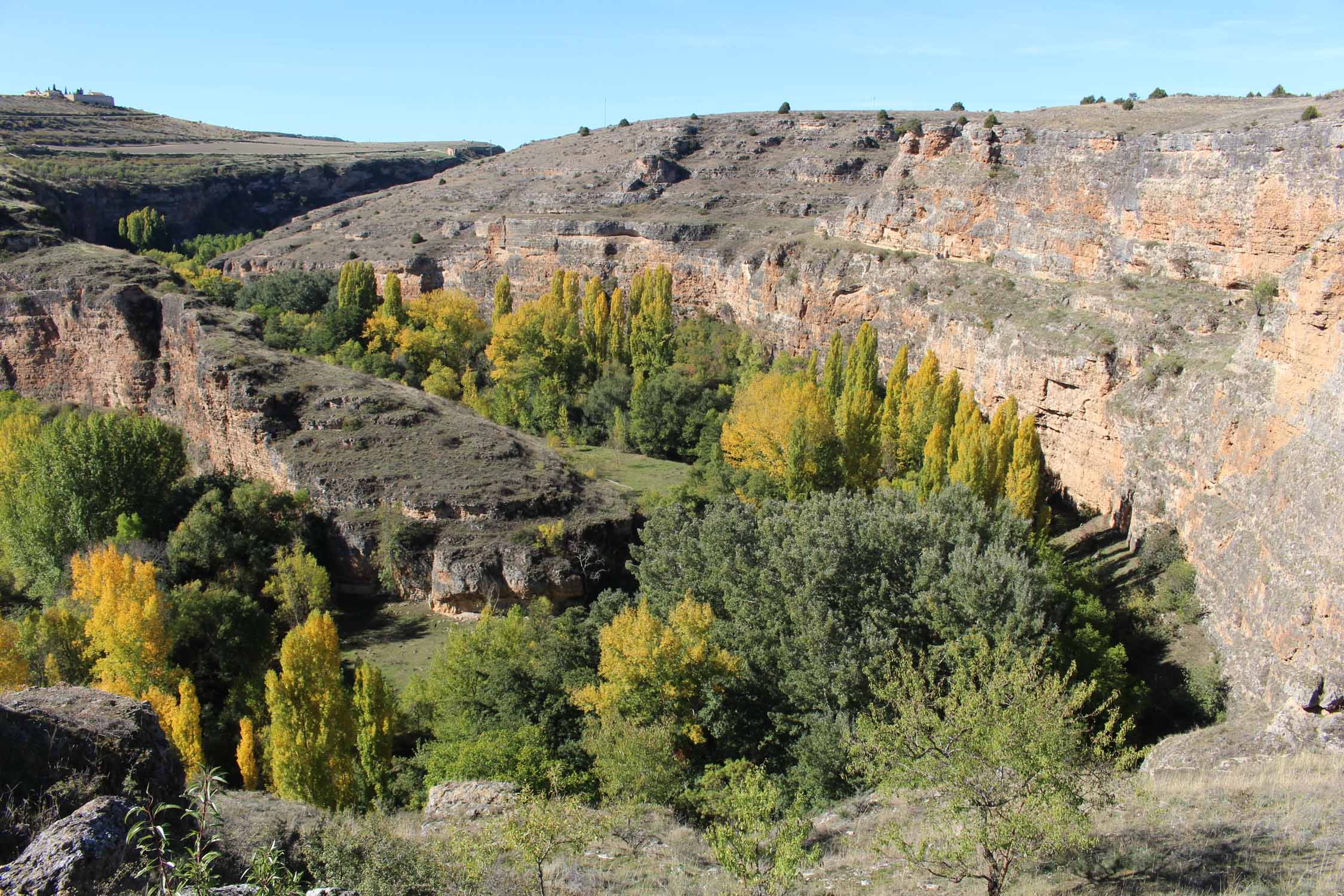 Sepulveda, paysage, rivière Duraton