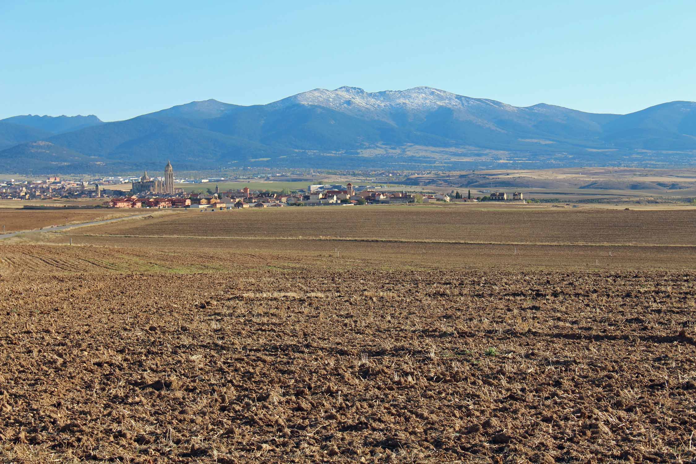 Ségovie, paysage Sierra de Guadarrama