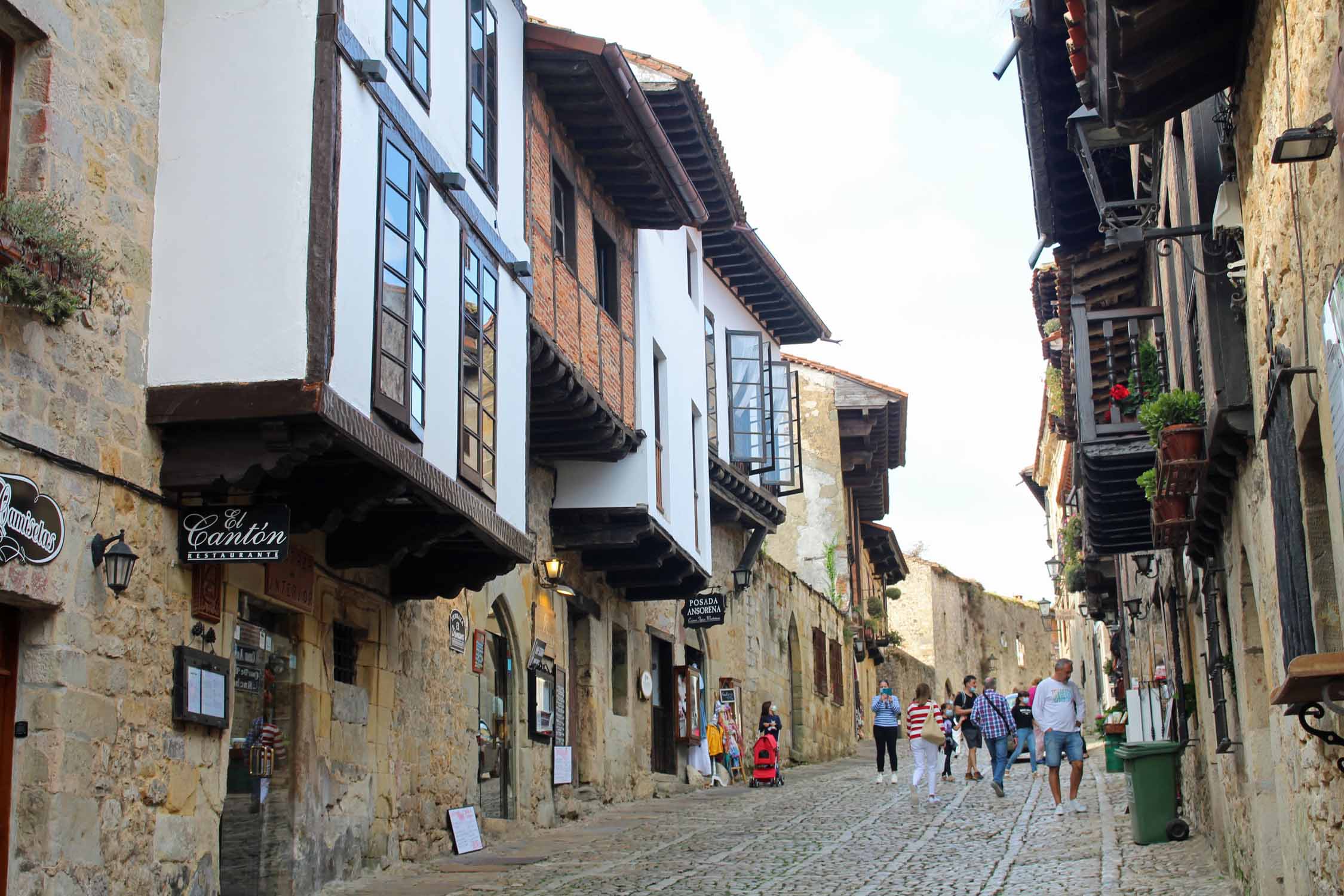 Santillana del Mar, ruelle typique, Cantabrie