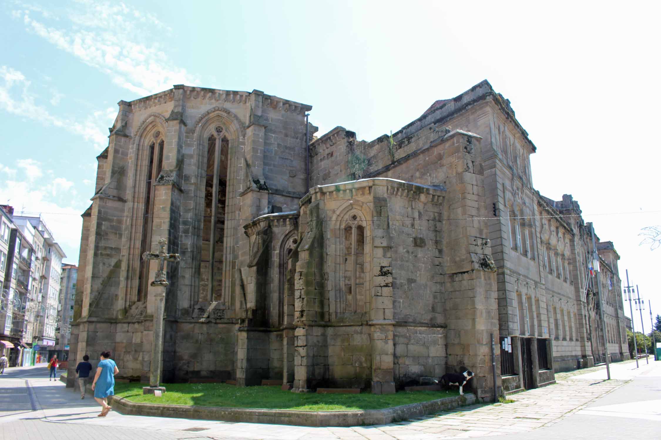 Pontevedra, ruines de l'église San Domingos