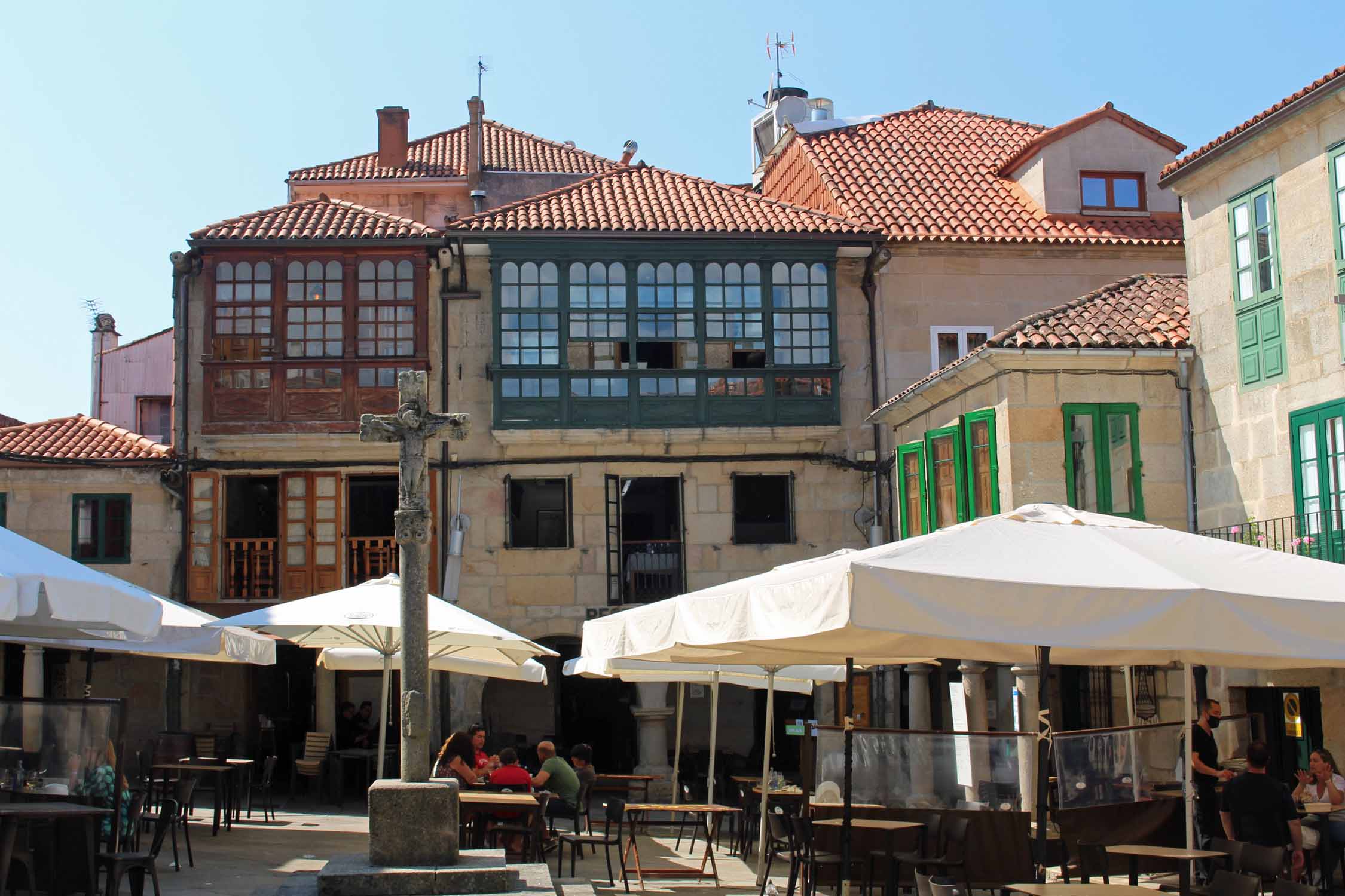 Pontevedra, place de la Leña