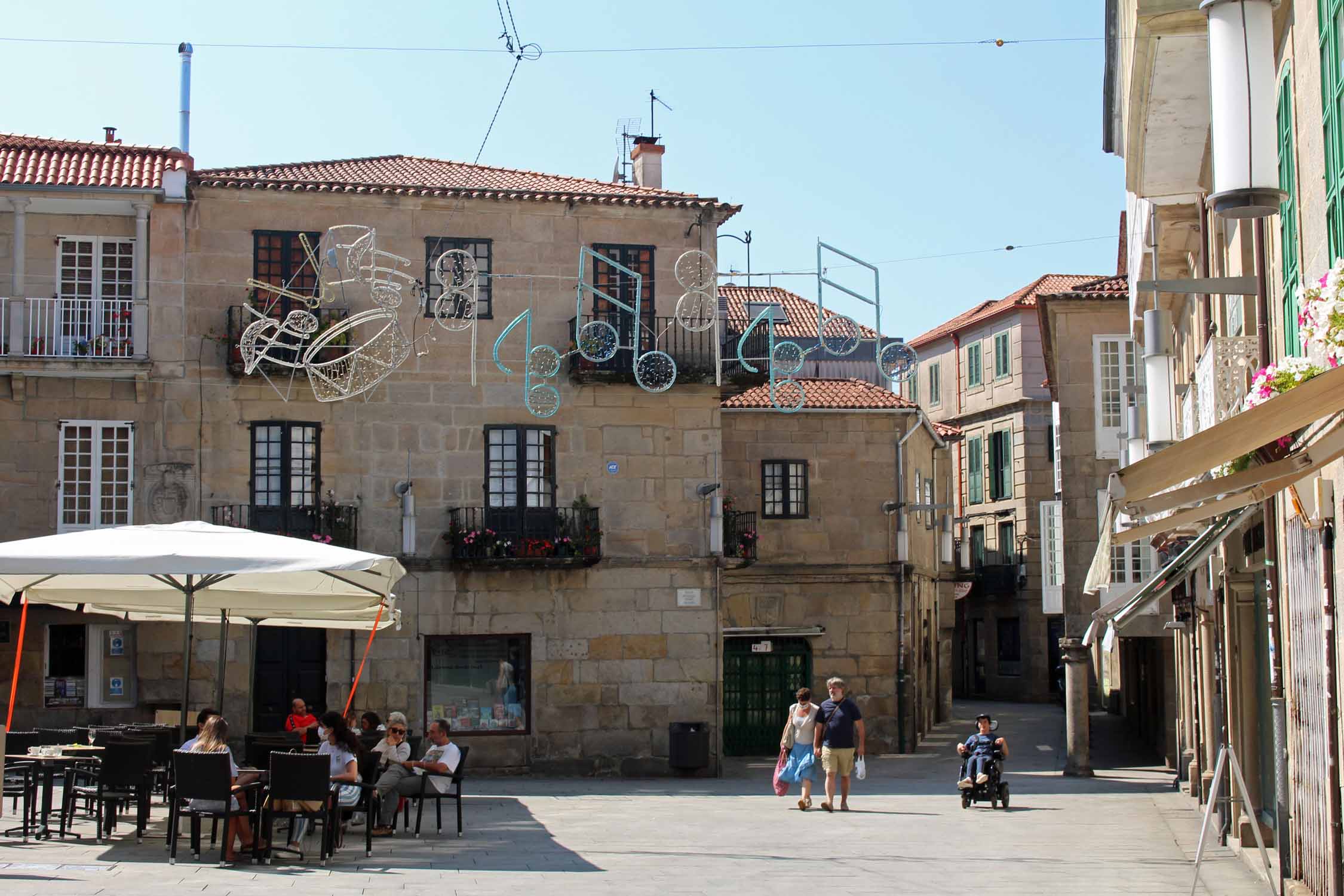 Pontevedra, place de Teucro