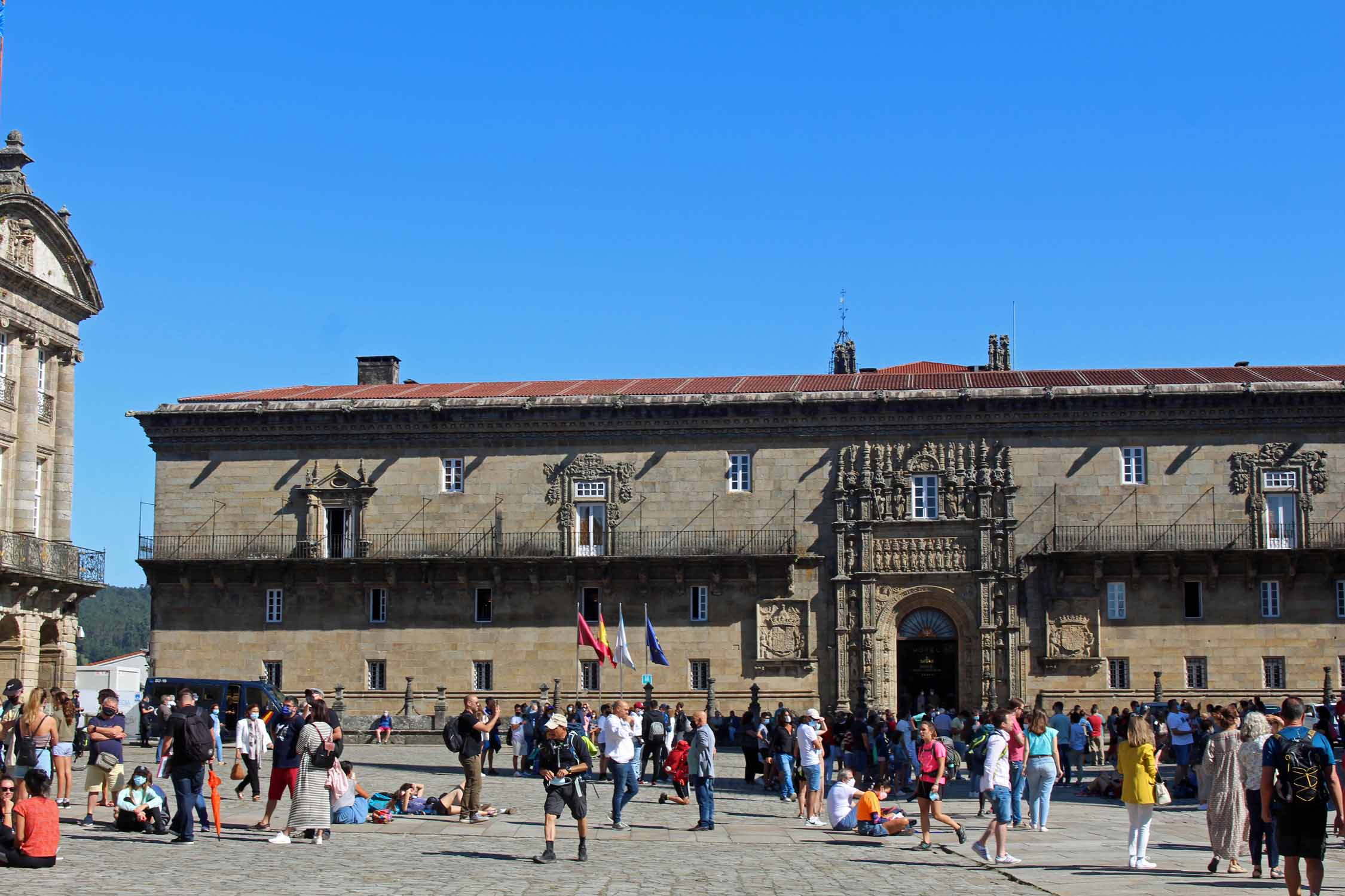 Saint-Jacques-de-Compostelle, place de Obradoiro