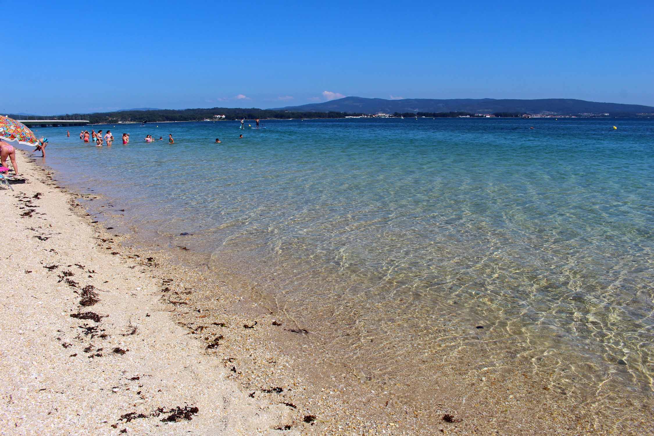 Ile de Arousa, plage