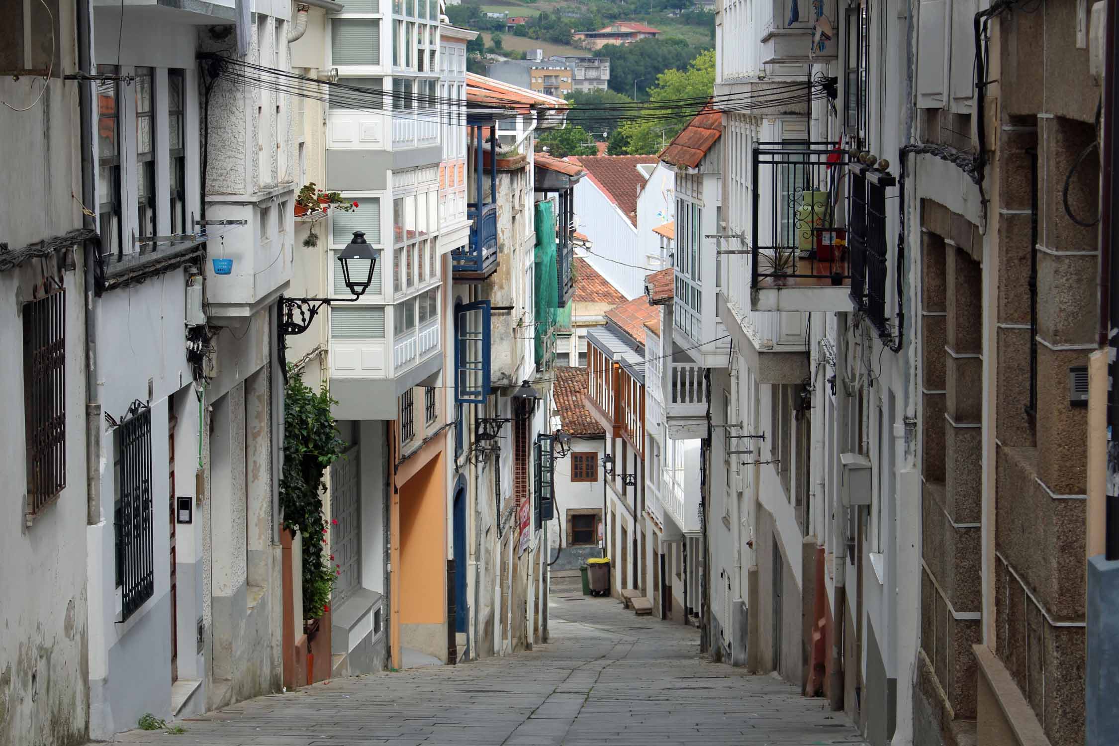 Betanzos, ruelles typiques, galerias