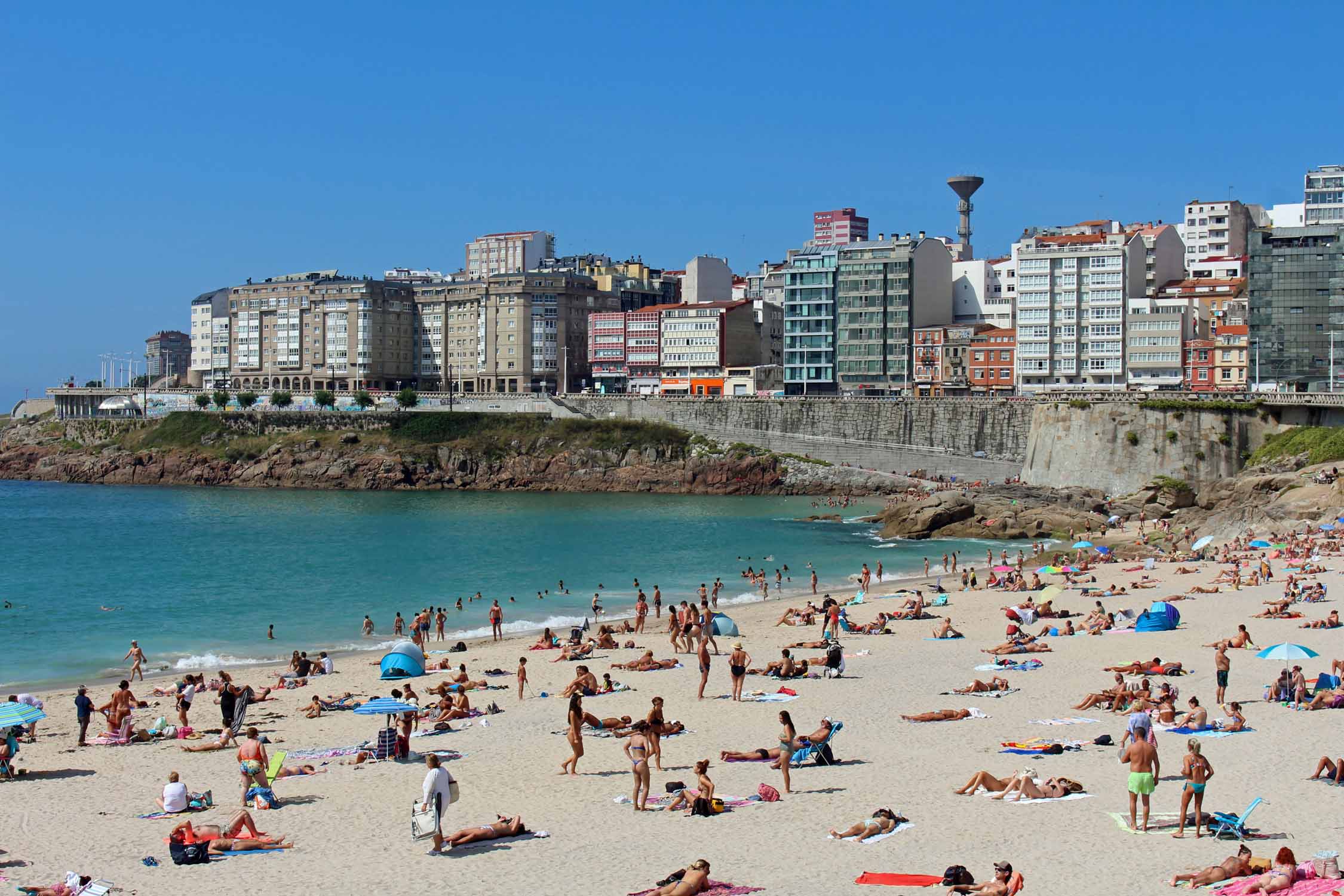 Plage de Orzán, La Corogne