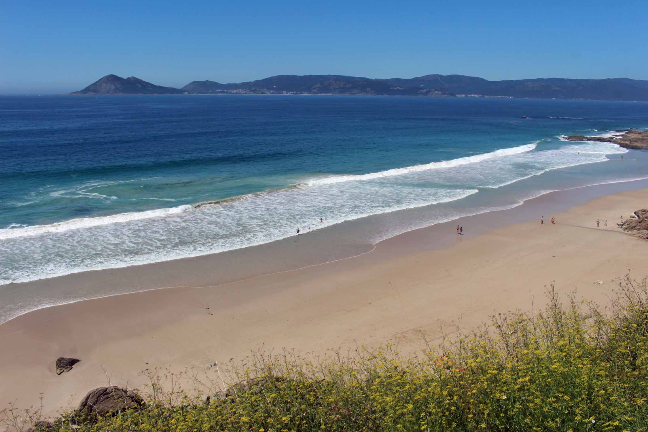 Galice, Porto do Son, plage de Arnela