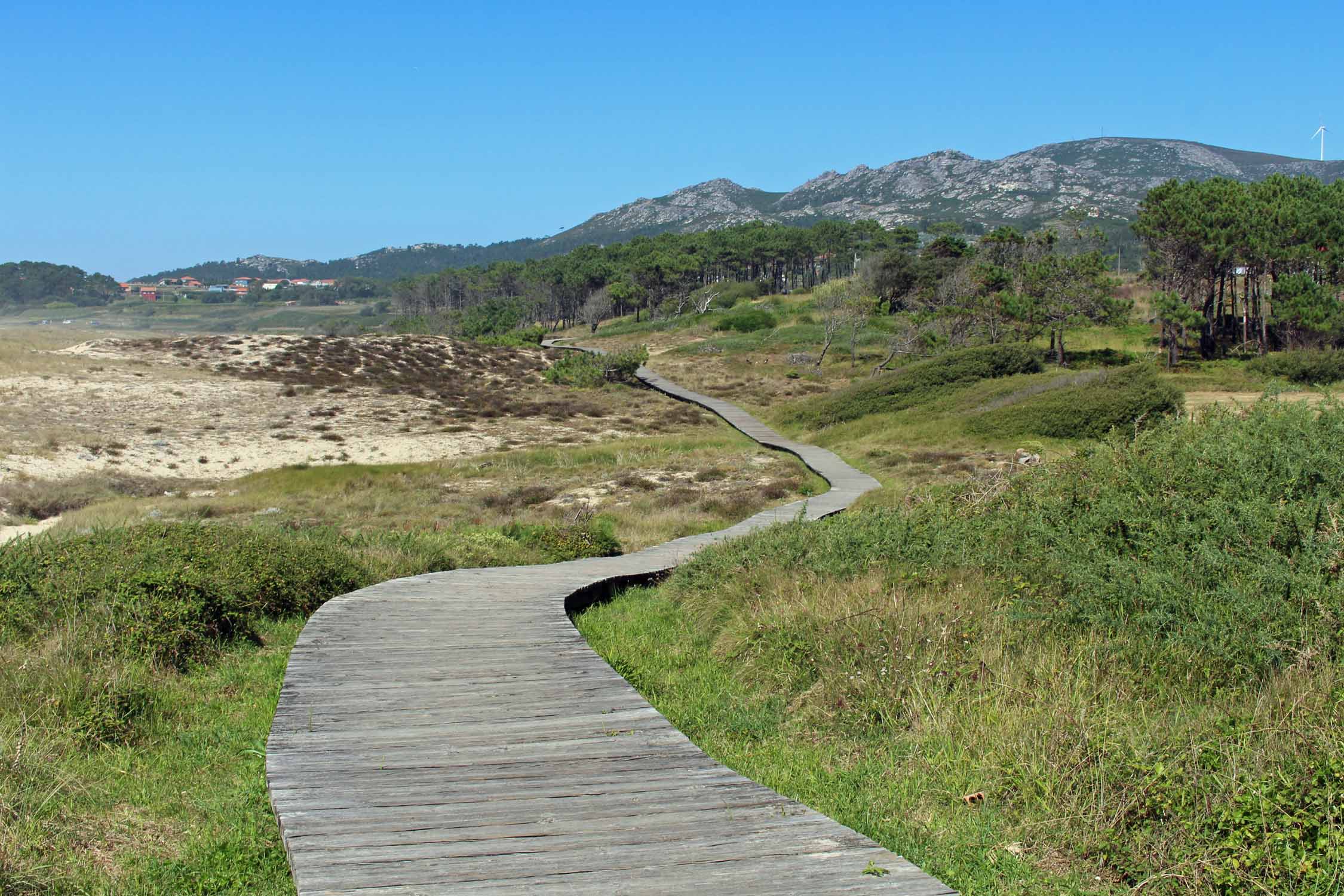 Galice, plage de Furnas, paysage