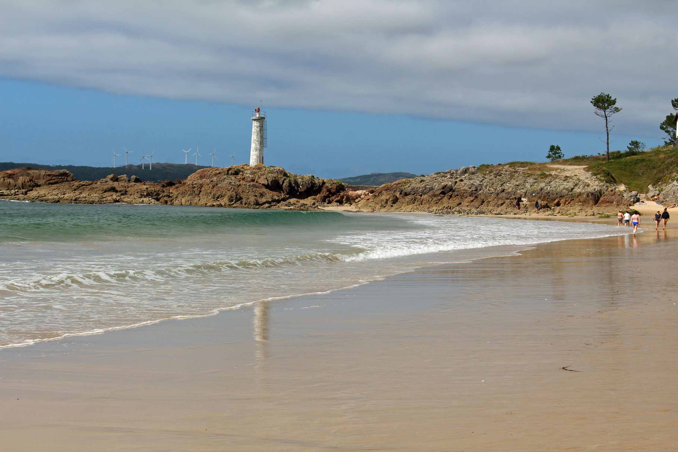 Côte de la Mort, plage, phare de Lago