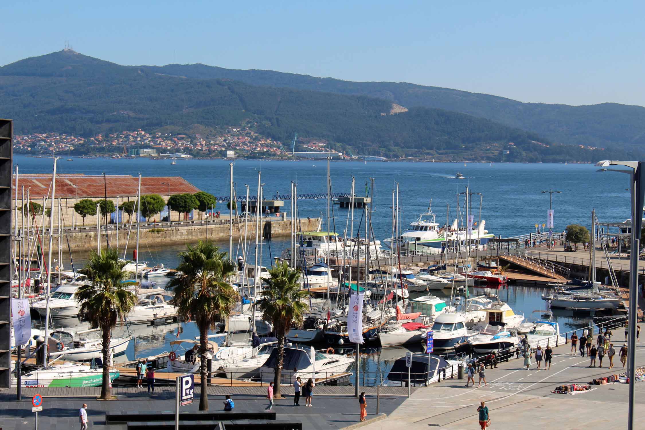 Galice, Vigo, port, paysage