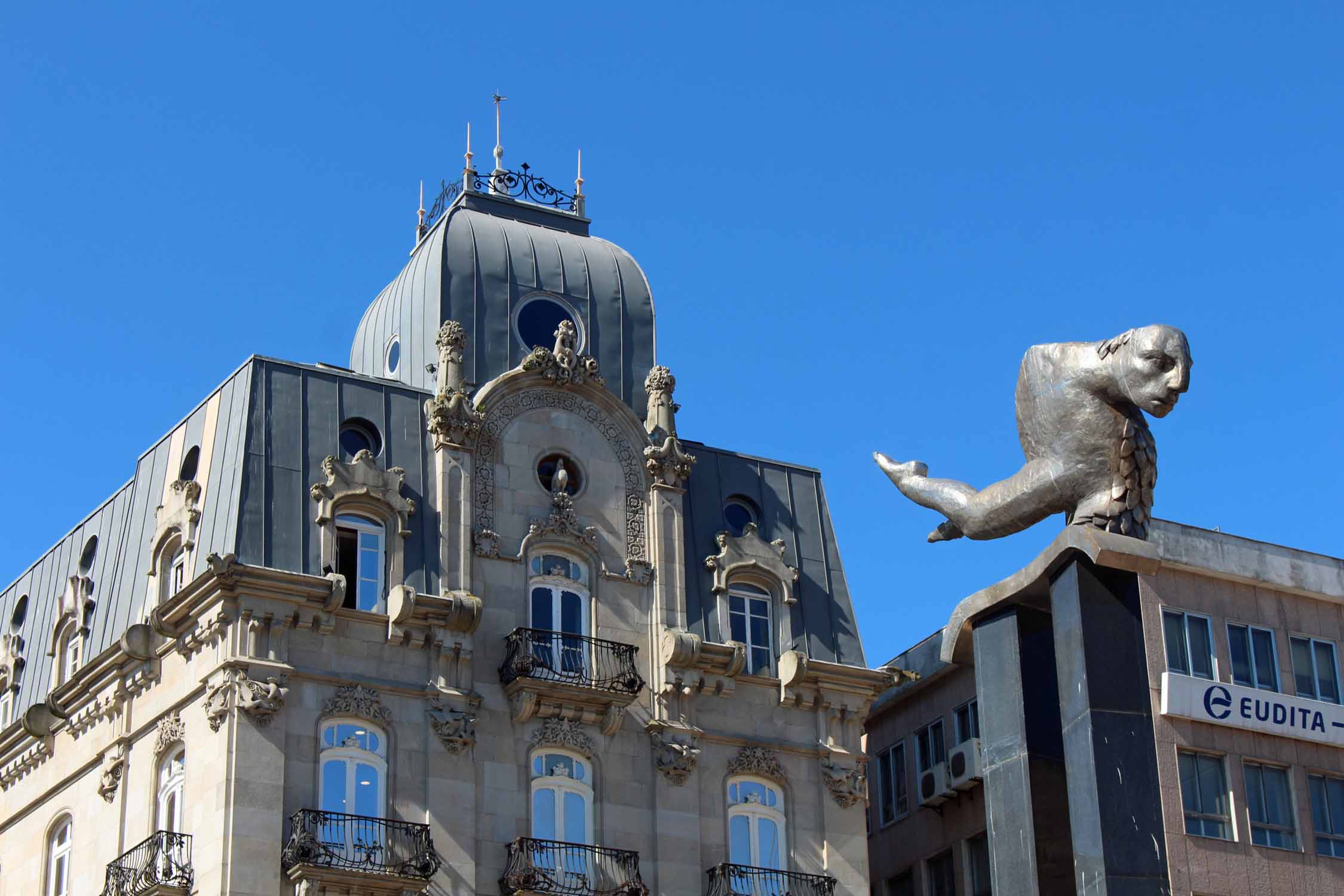 Galice, Vigo, sculpture el Sireno