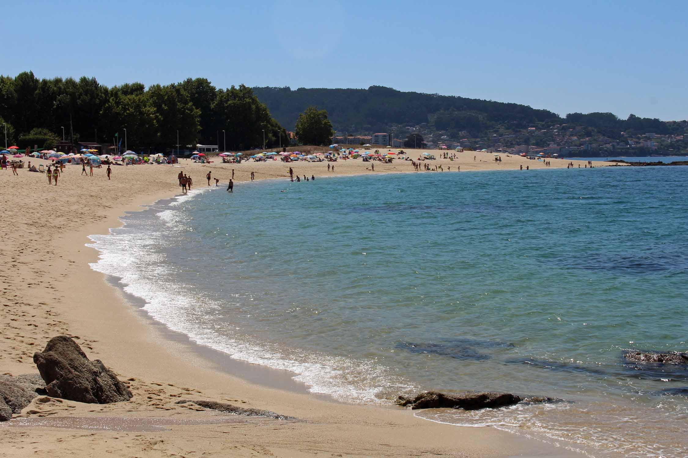 Galice, Bueu, plage de porto Maior